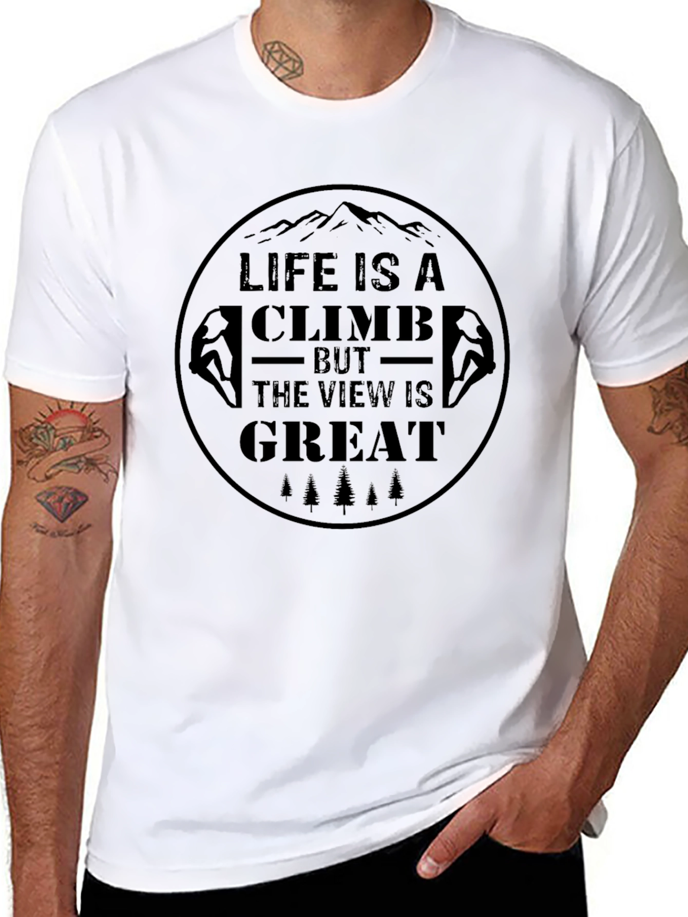 Life Is A Climb Graphic Tee