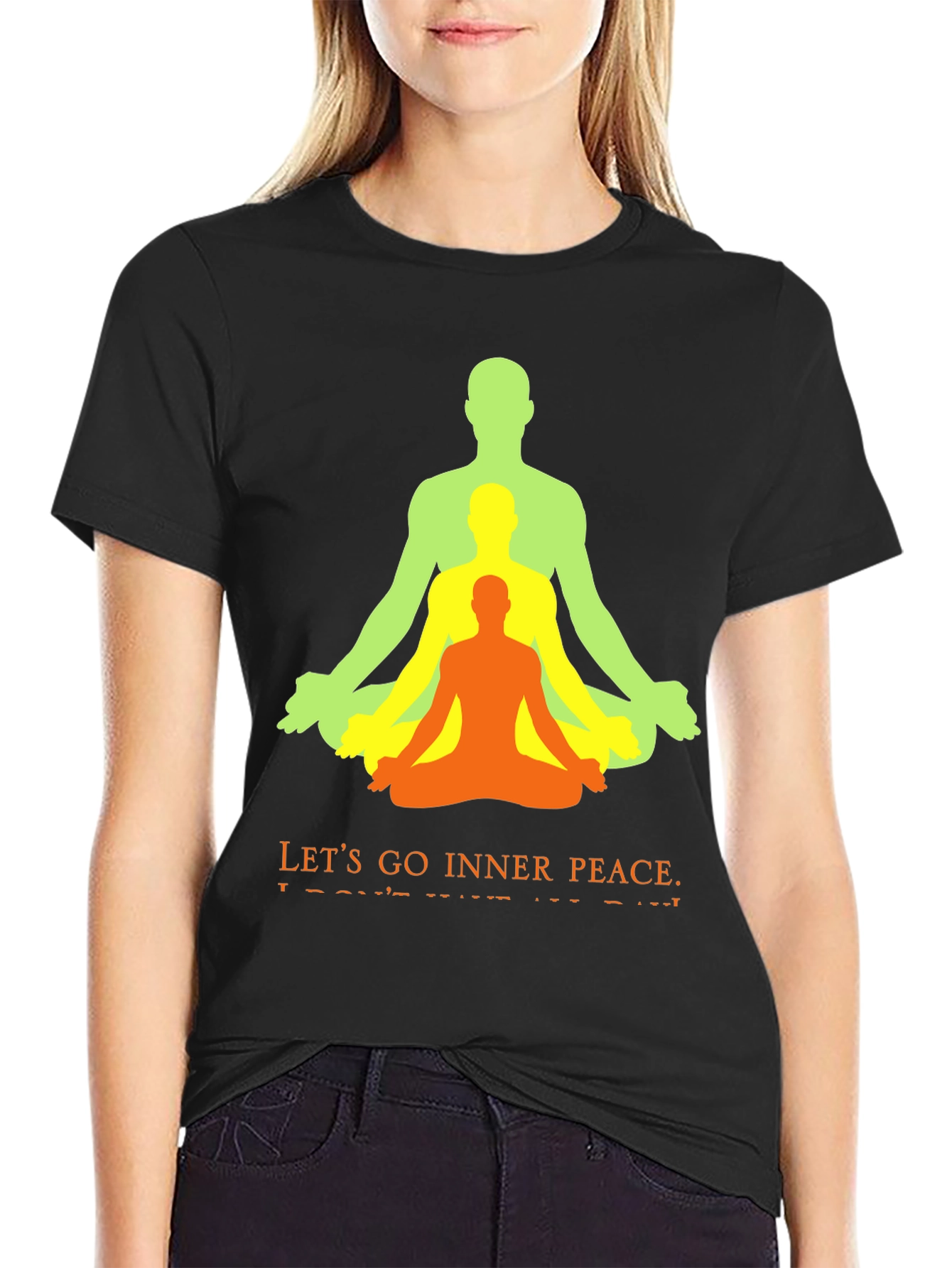Inner Peace Yoga T-Shirt - Meditation Design