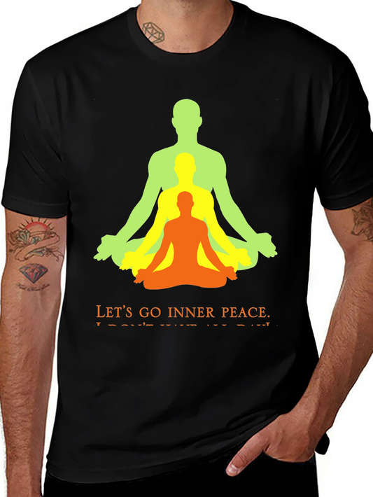 Inner Peace Yoga T-Shirt - Meditation Design
