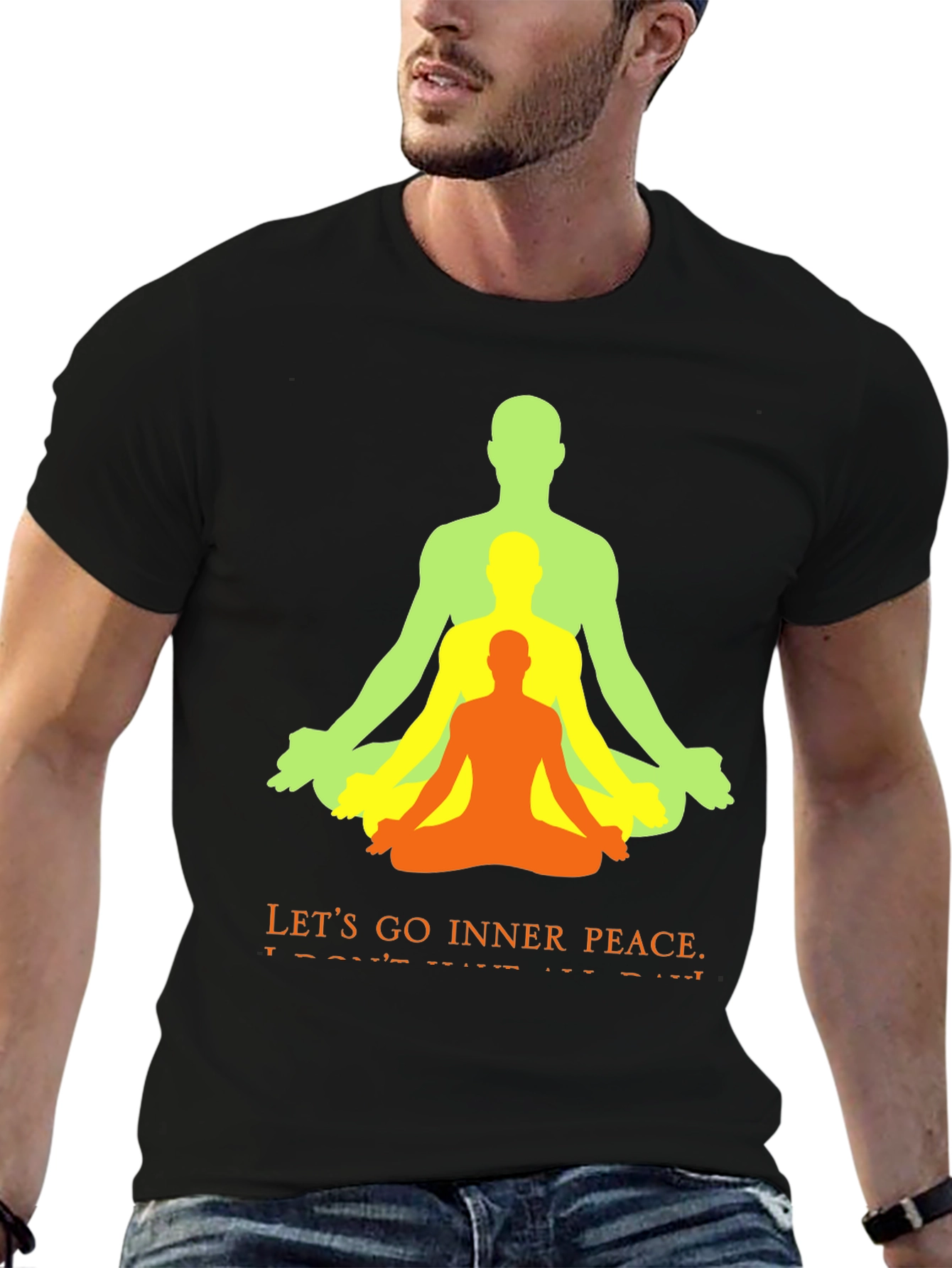 Inner Peace Yoga T-Shirt - Meditation Design