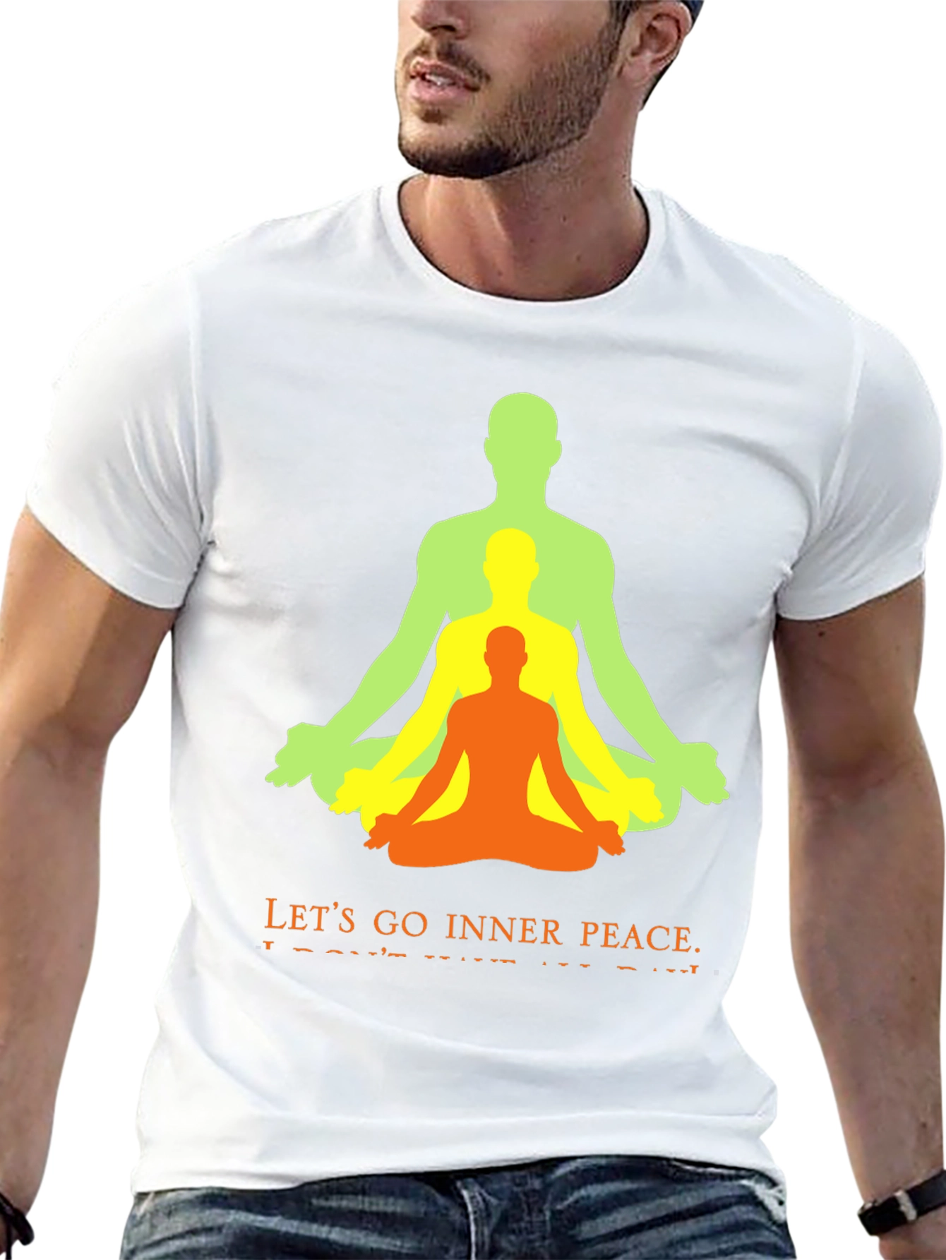 Inner Peace Yoga T-Shirt - Meditation Design