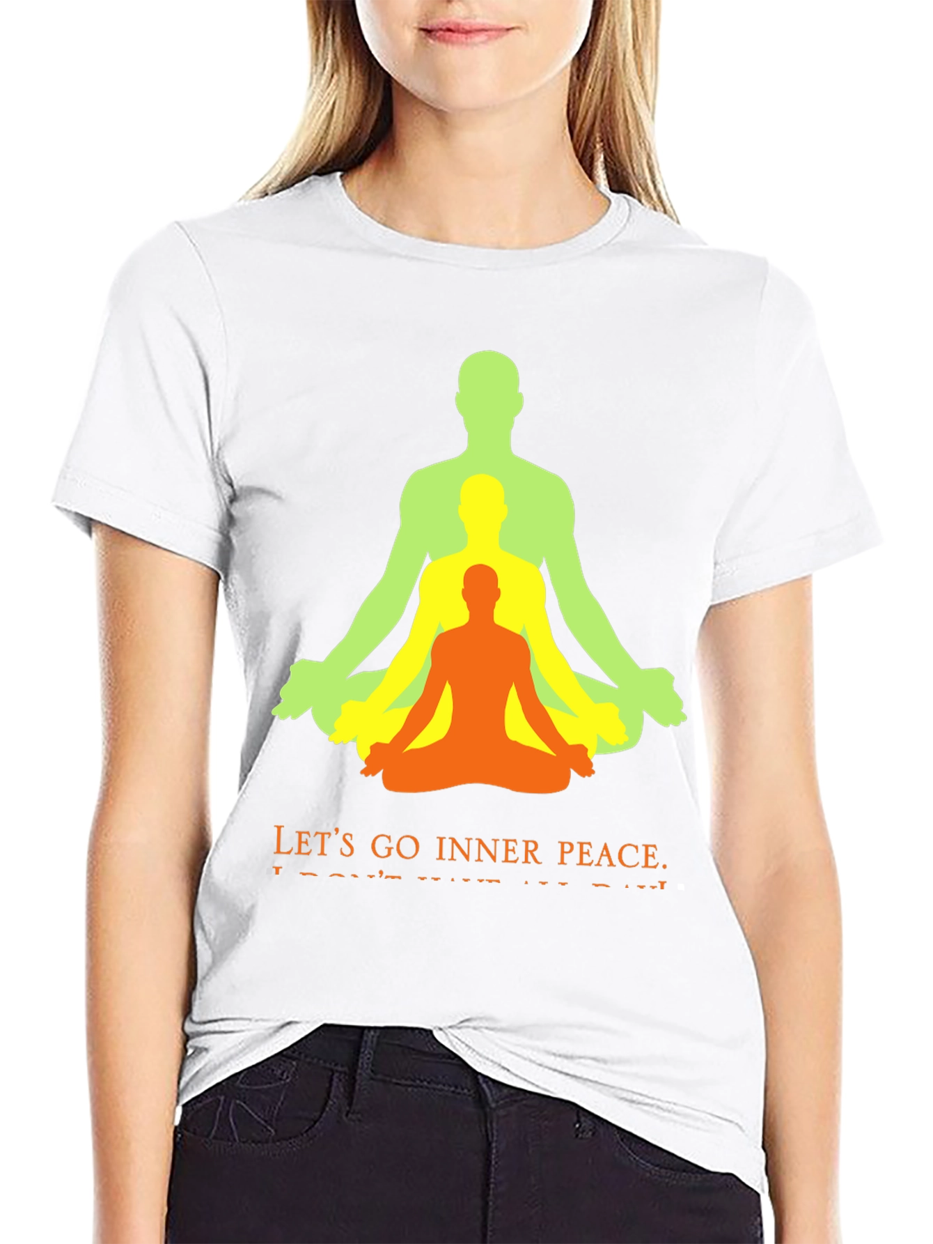 Inner Peace Yoga T-Shirt - Meditation Design