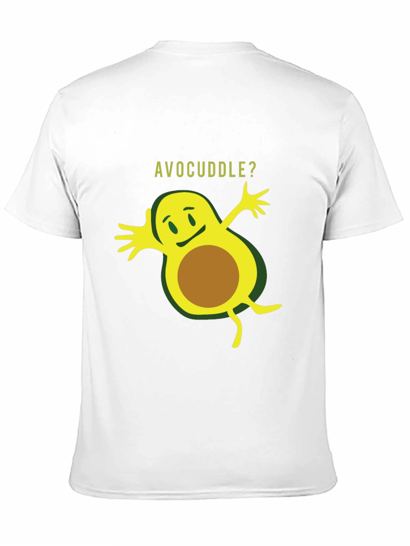 Avocuddle Graphic T-Shirt - Cute Avocado Design
