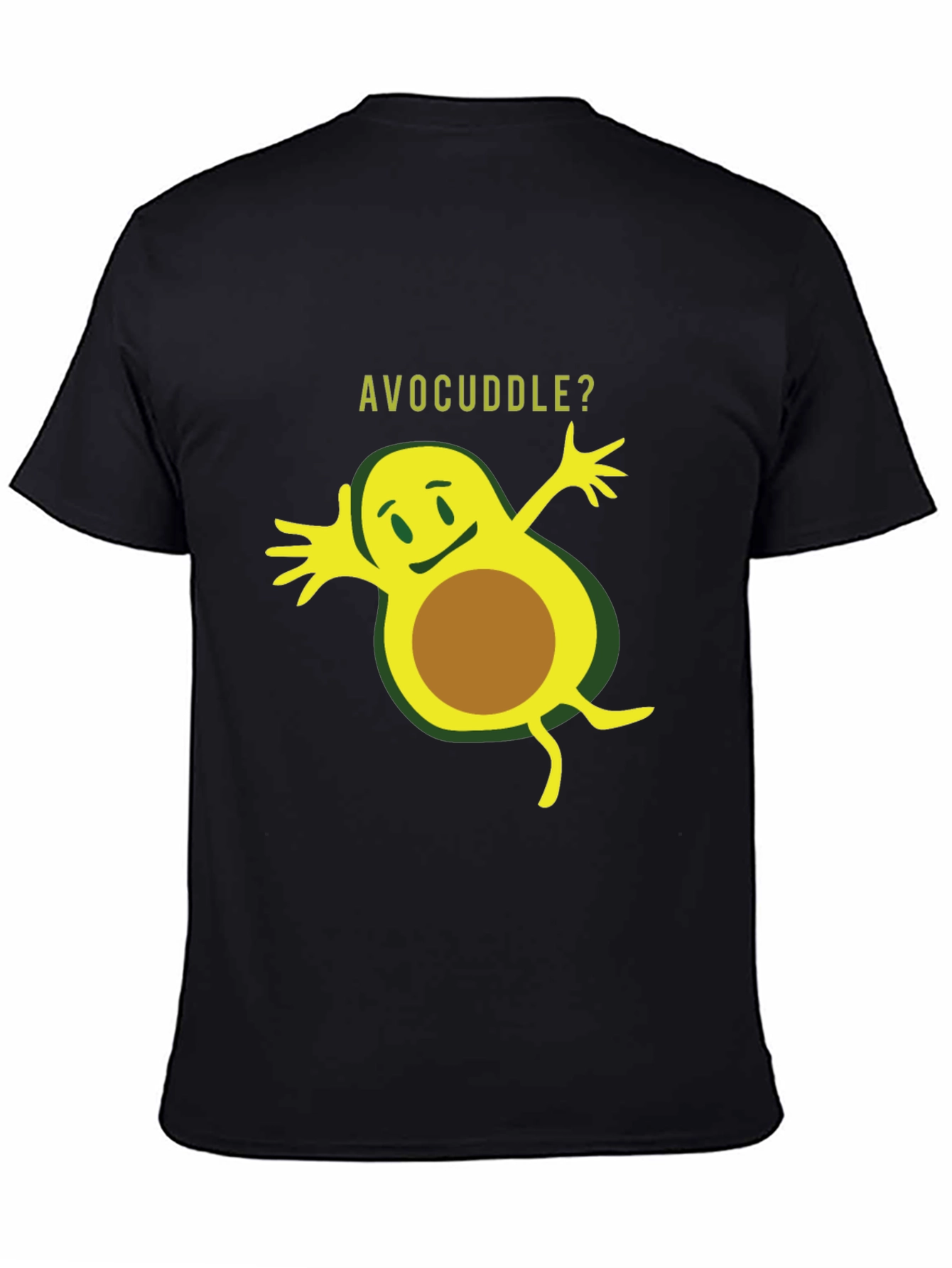Avocuddle Graphic T-Shirt - Cute Avocado Design