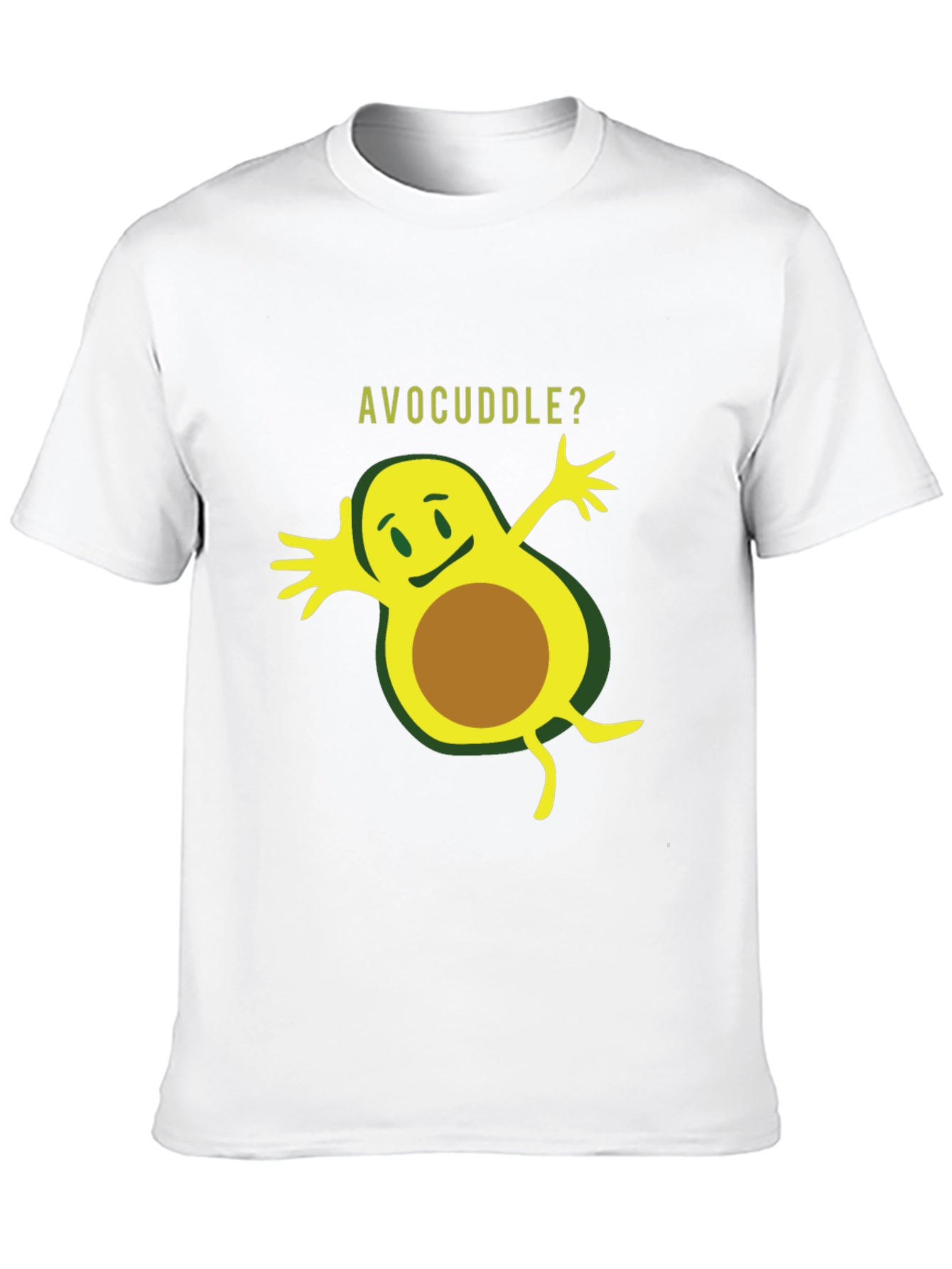 Avocuddle Graphic T-Shirt - Cute Avocado Design