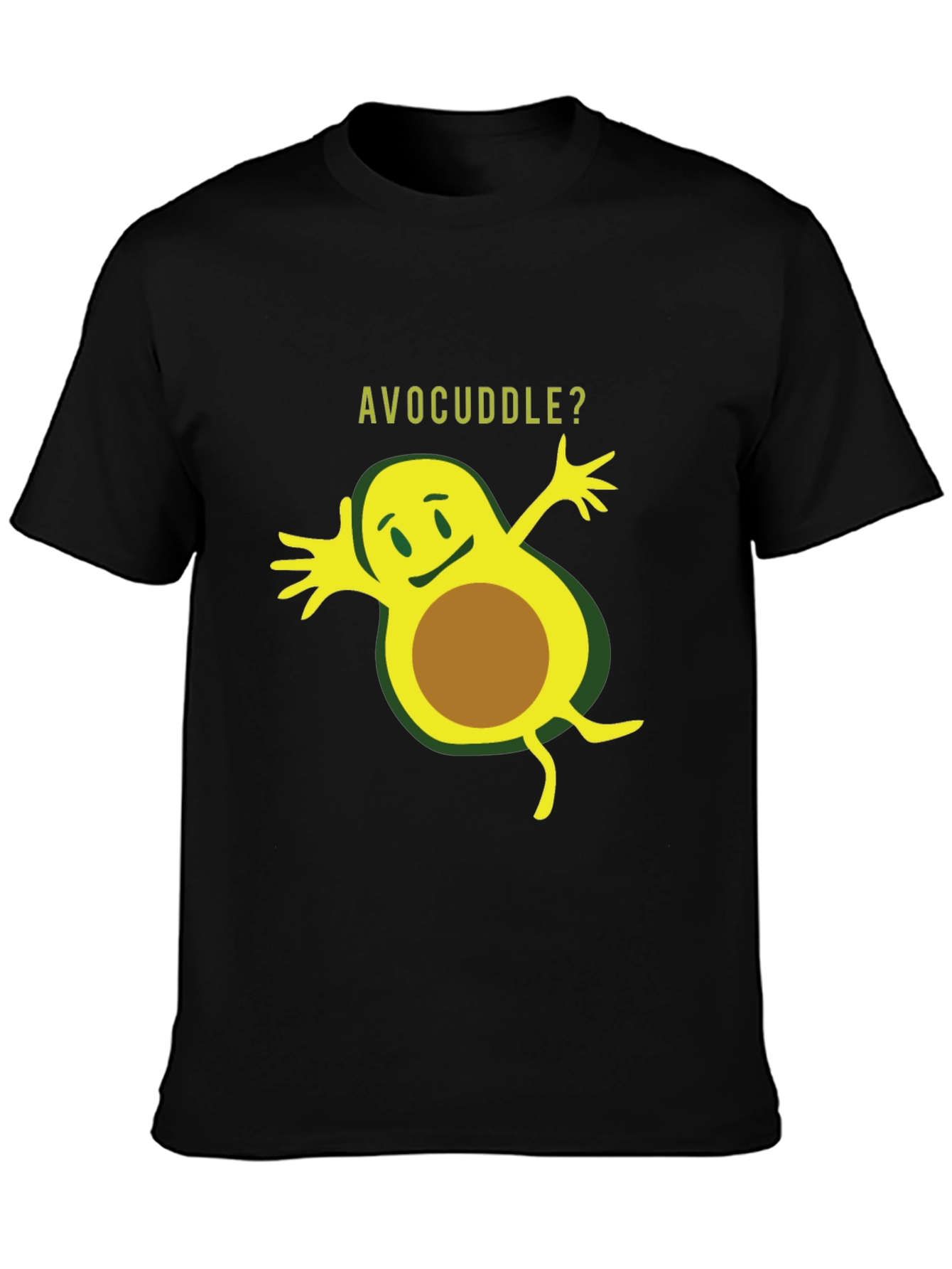 Avocuddle Graphic T-Shirt - Cute Avocado Design
