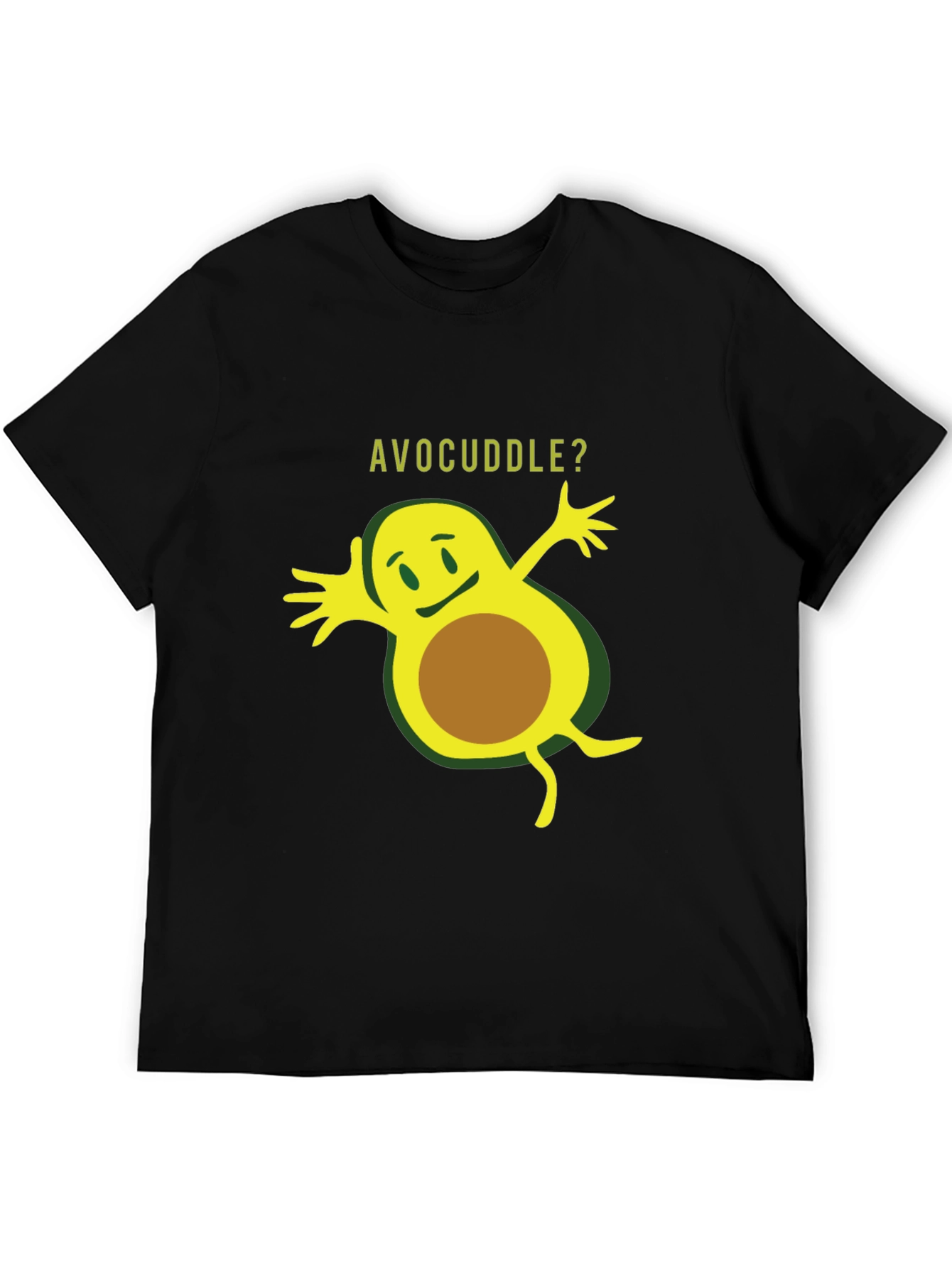 Avocuddle Graphic T-Shirt - Cute Avocado Design