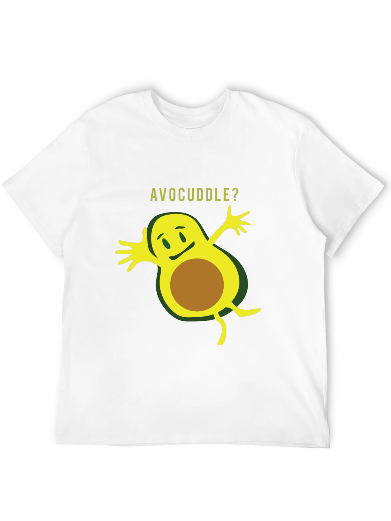 Avocuddle Graphic T-Shirt - Cute Avocado Design