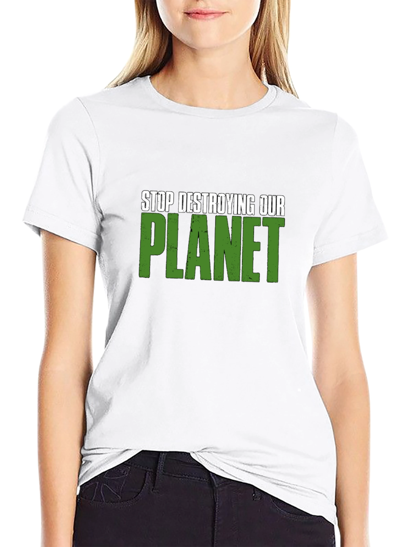 Stop Destroying Our Planet Graphic T-Shirt