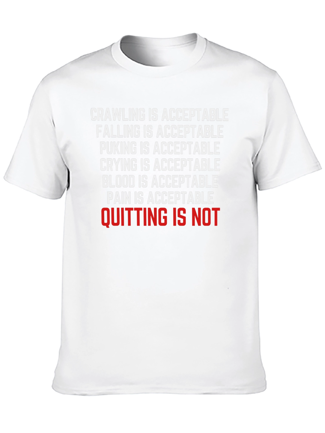 Crawling Is Acceptable Graphic T-Shirt