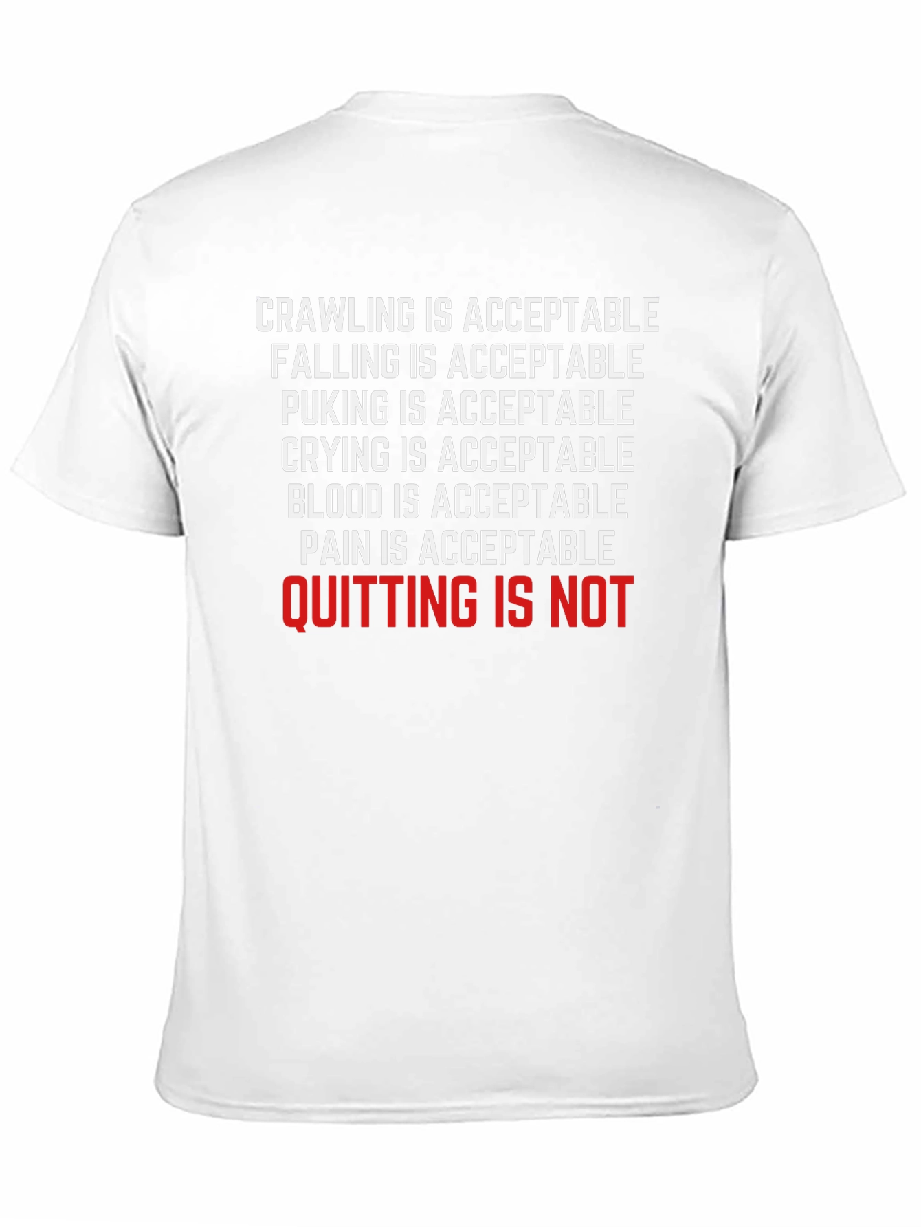 Crawling Is Acceptable Graphic T-Shirt