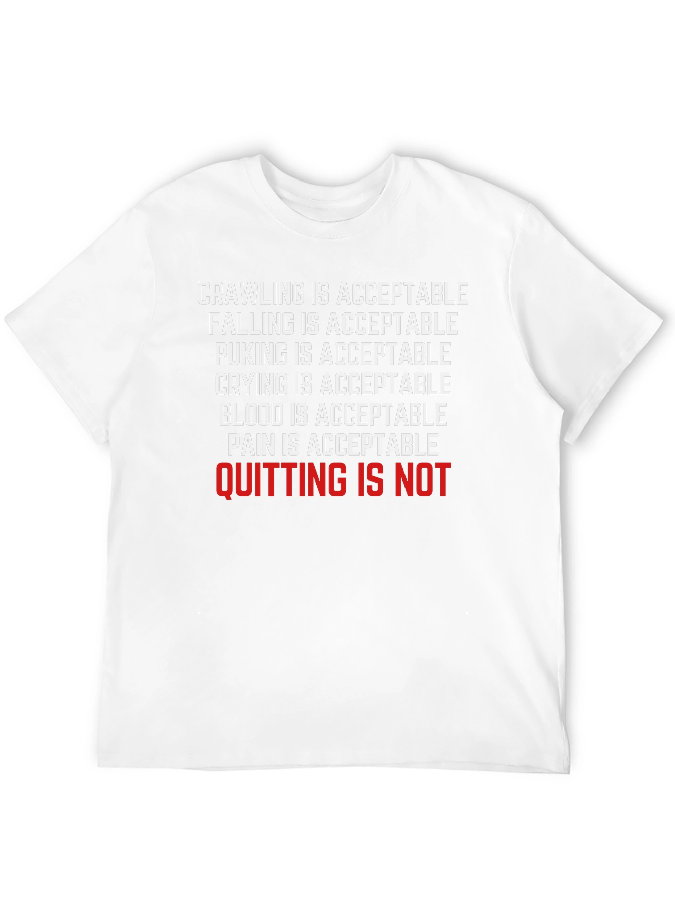 Crawling Is Acceptable Graphic T-Shirt