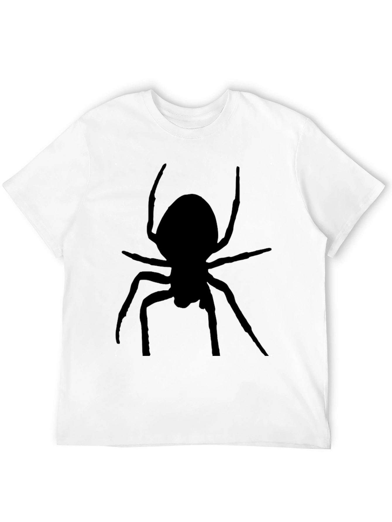 Black Spider Graphic Tee for Men