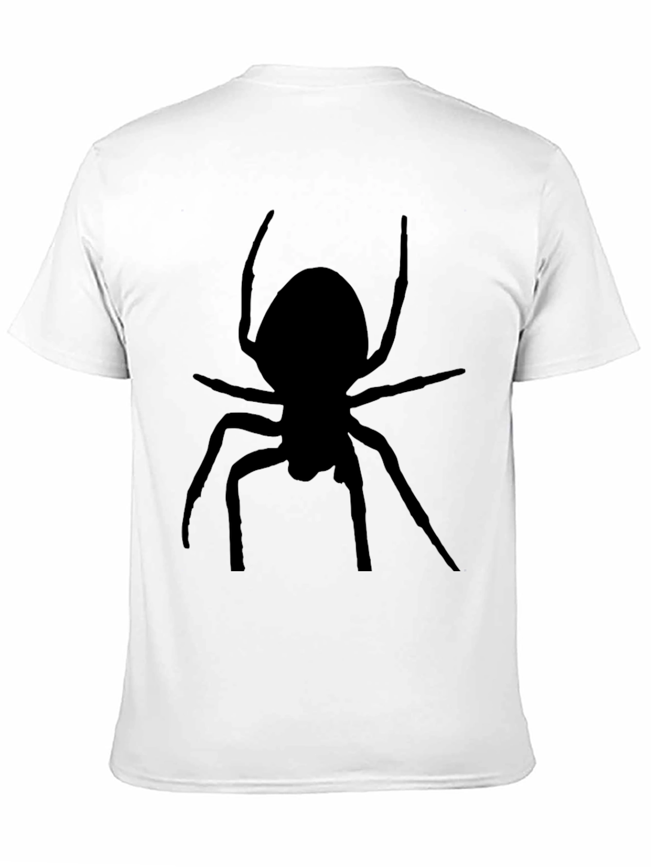 Black Spider Graphic Tee for Men