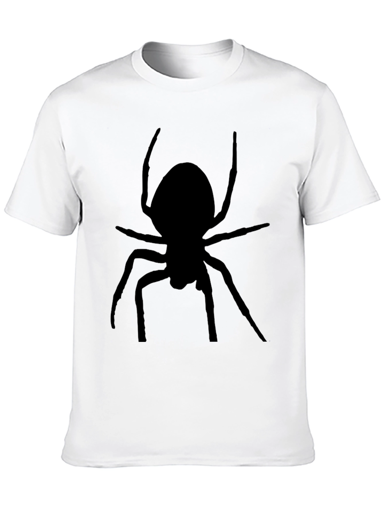 Black Spider Graphic Tee for Men