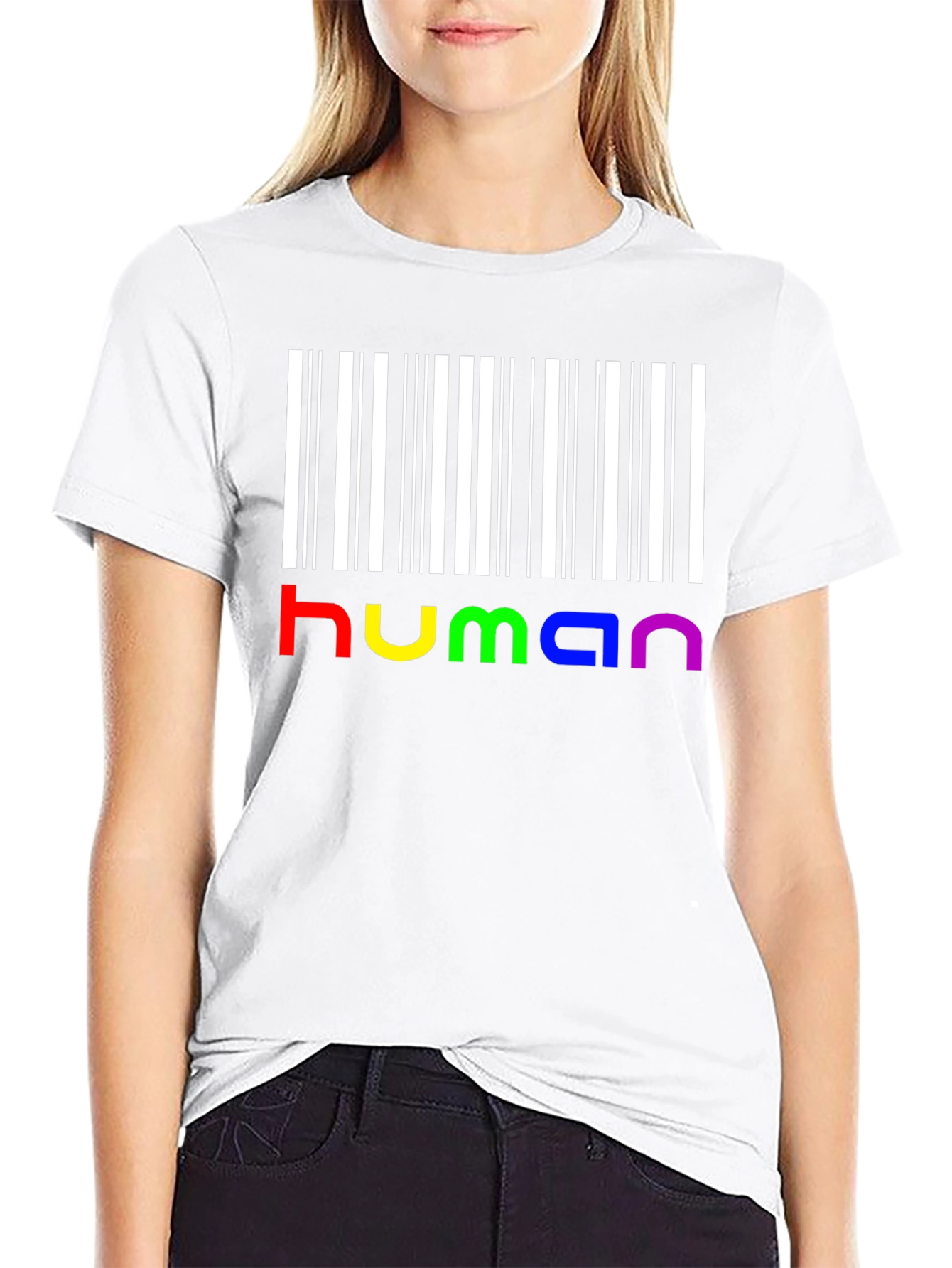 Human Pride Barcode T-Shirt