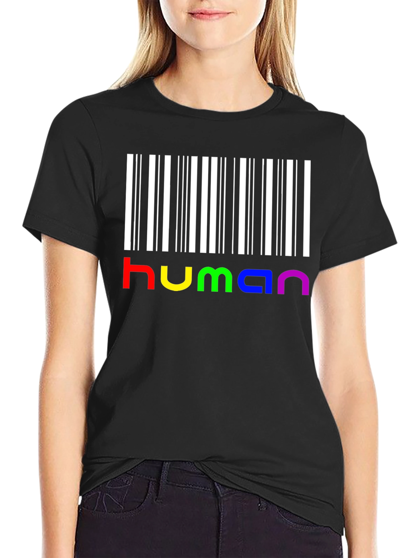 Human Pride Barcode T-Shirt