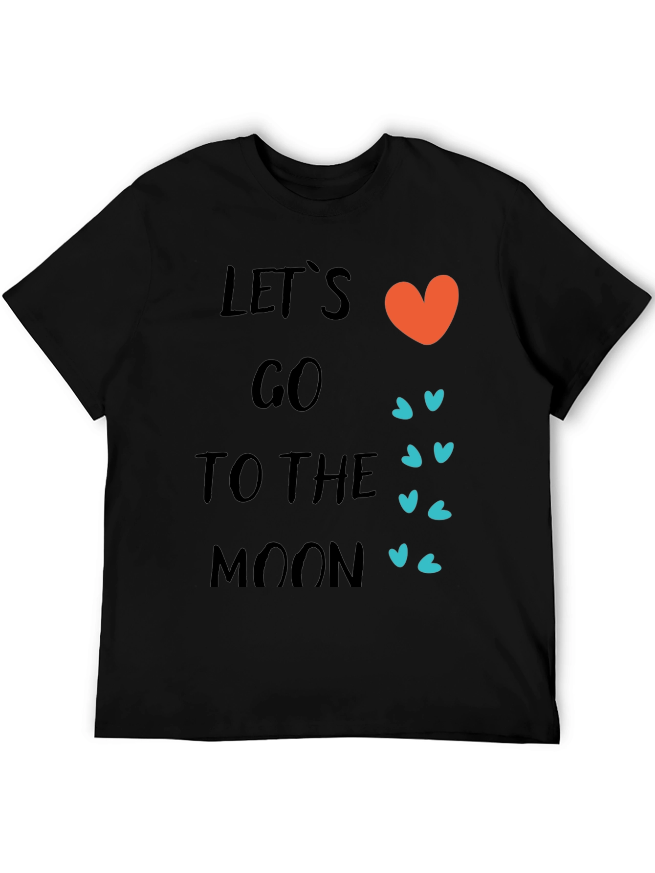 Lets Go To The Moon Graphic T-Shirt