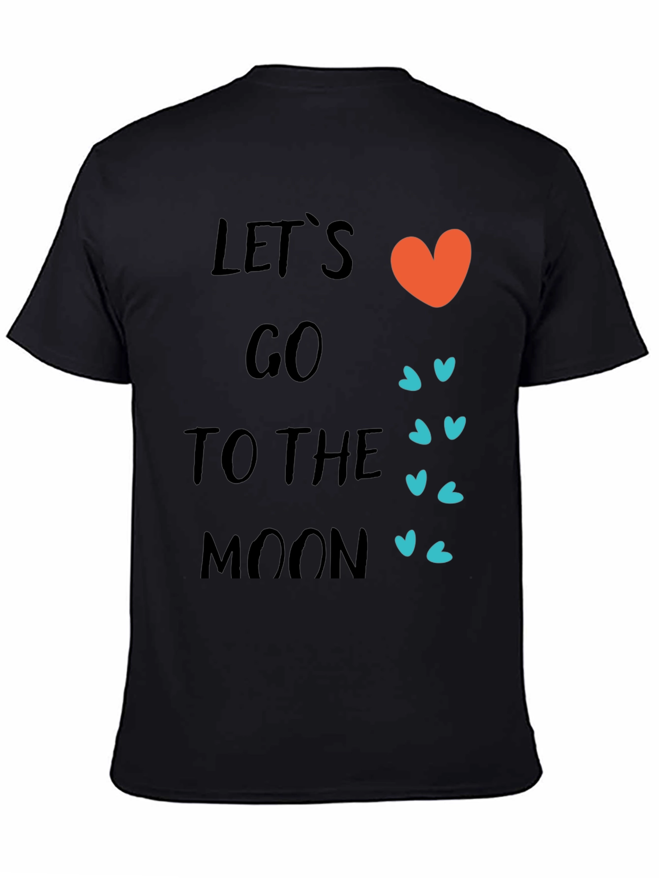 Lets Go To The Moon Graphic T-Shirt