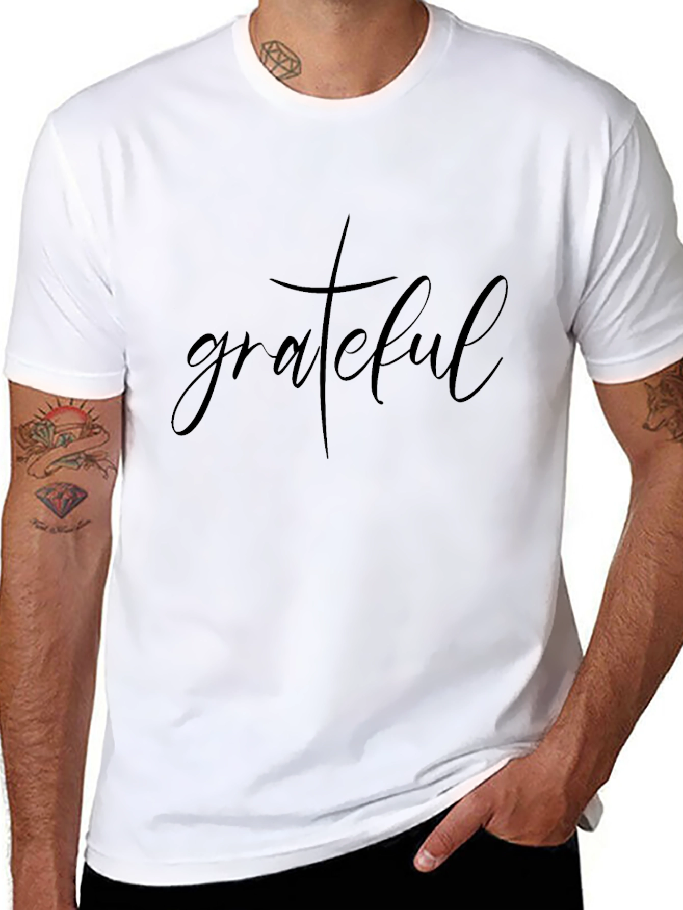 Grateful Graphic Tee - Stylish Comfort