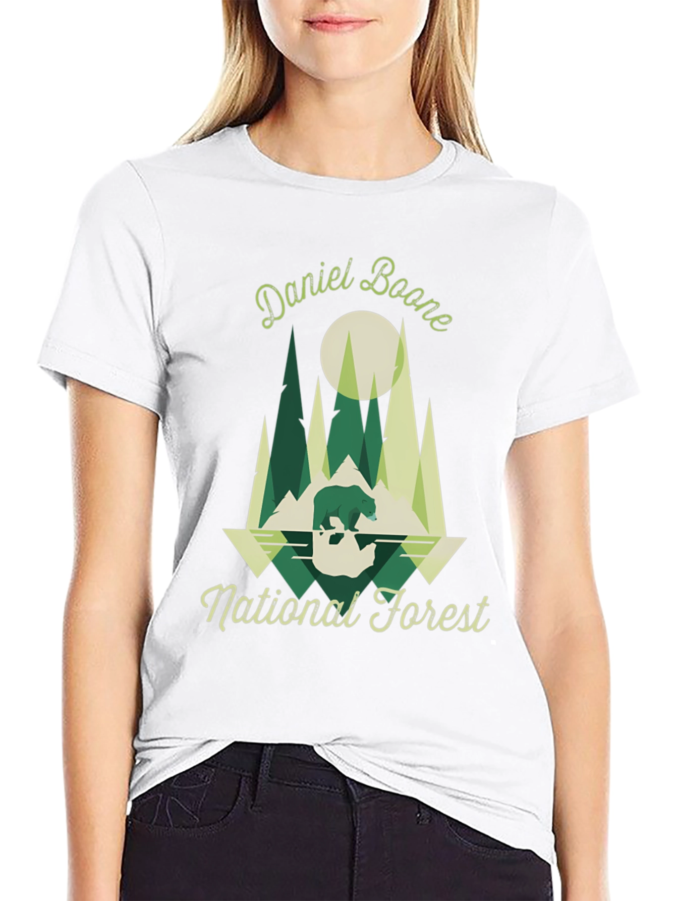 Daniel Boone National Forest Black T-Shirt