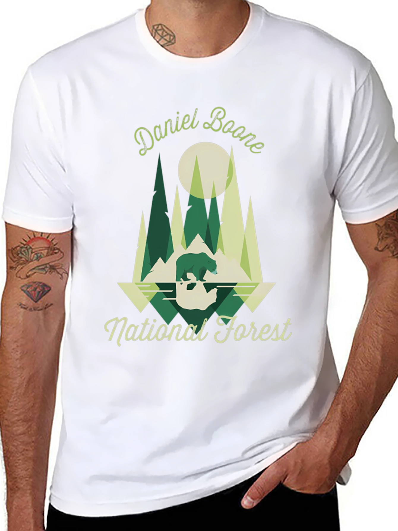 Daniel Boone National Forest Black T-Shirt