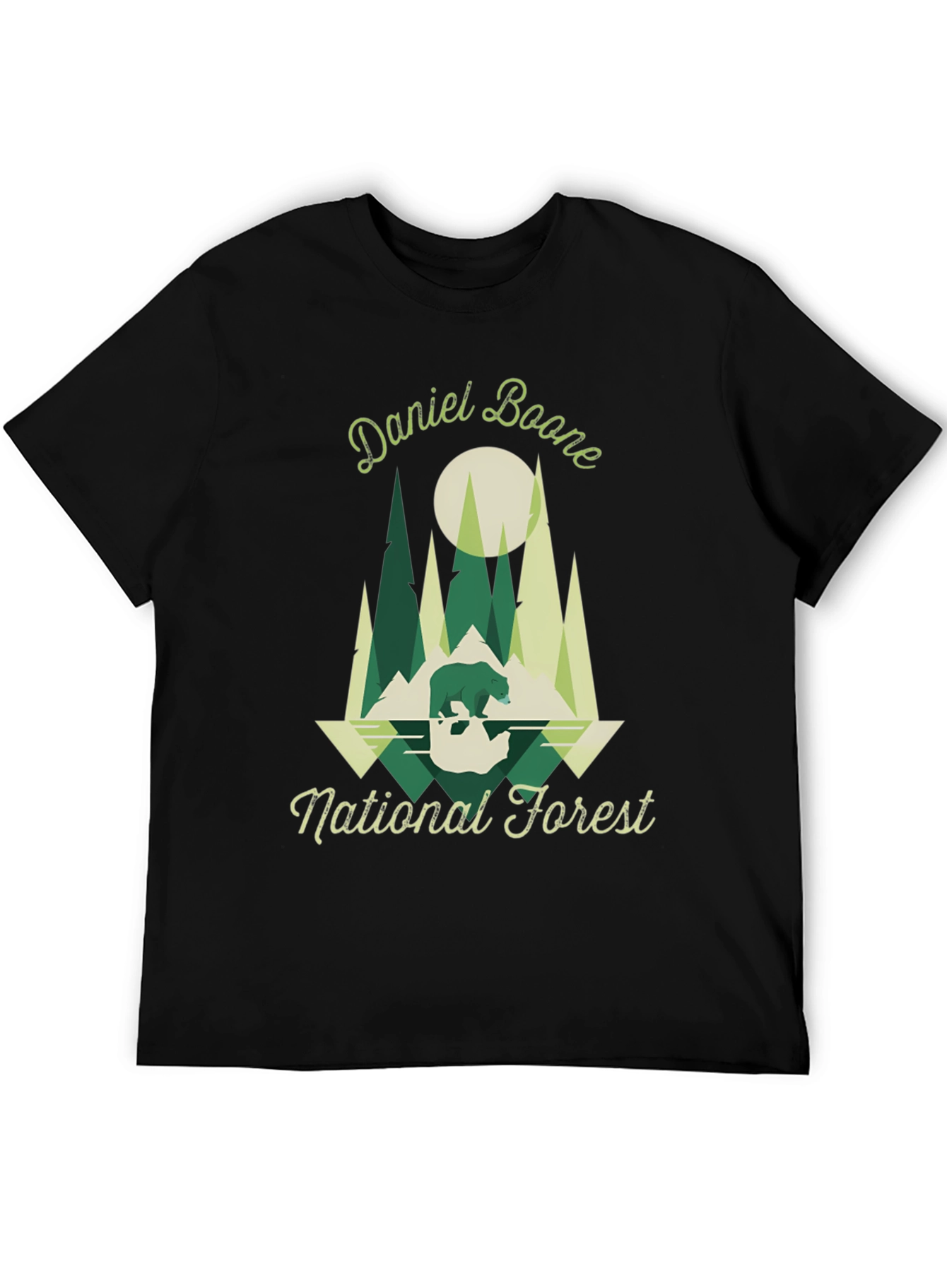 Daniel Boone National Forest Black T-Shirt