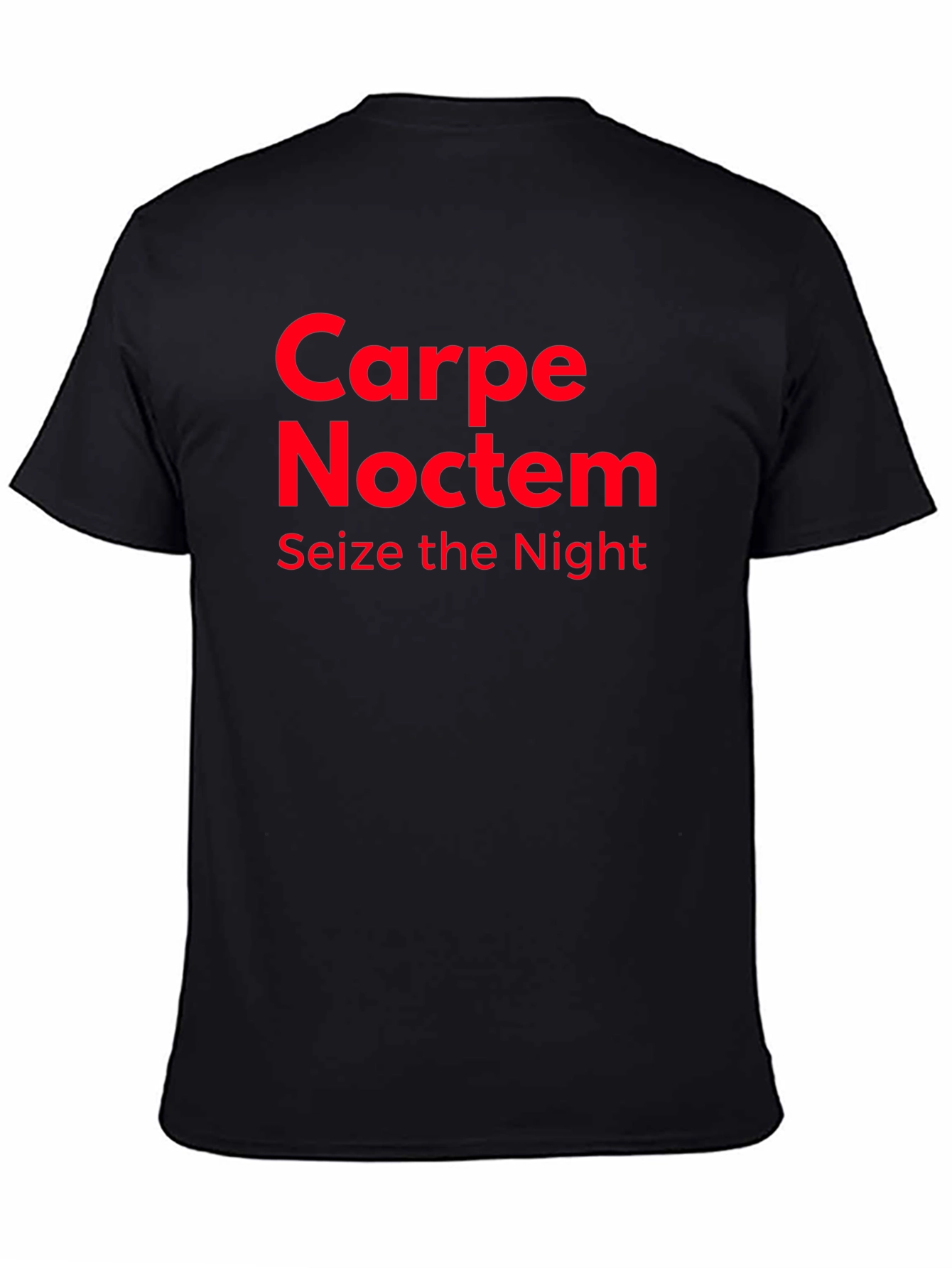 Carpe Noctem Graphic T-Shirt - Seize the Night!
