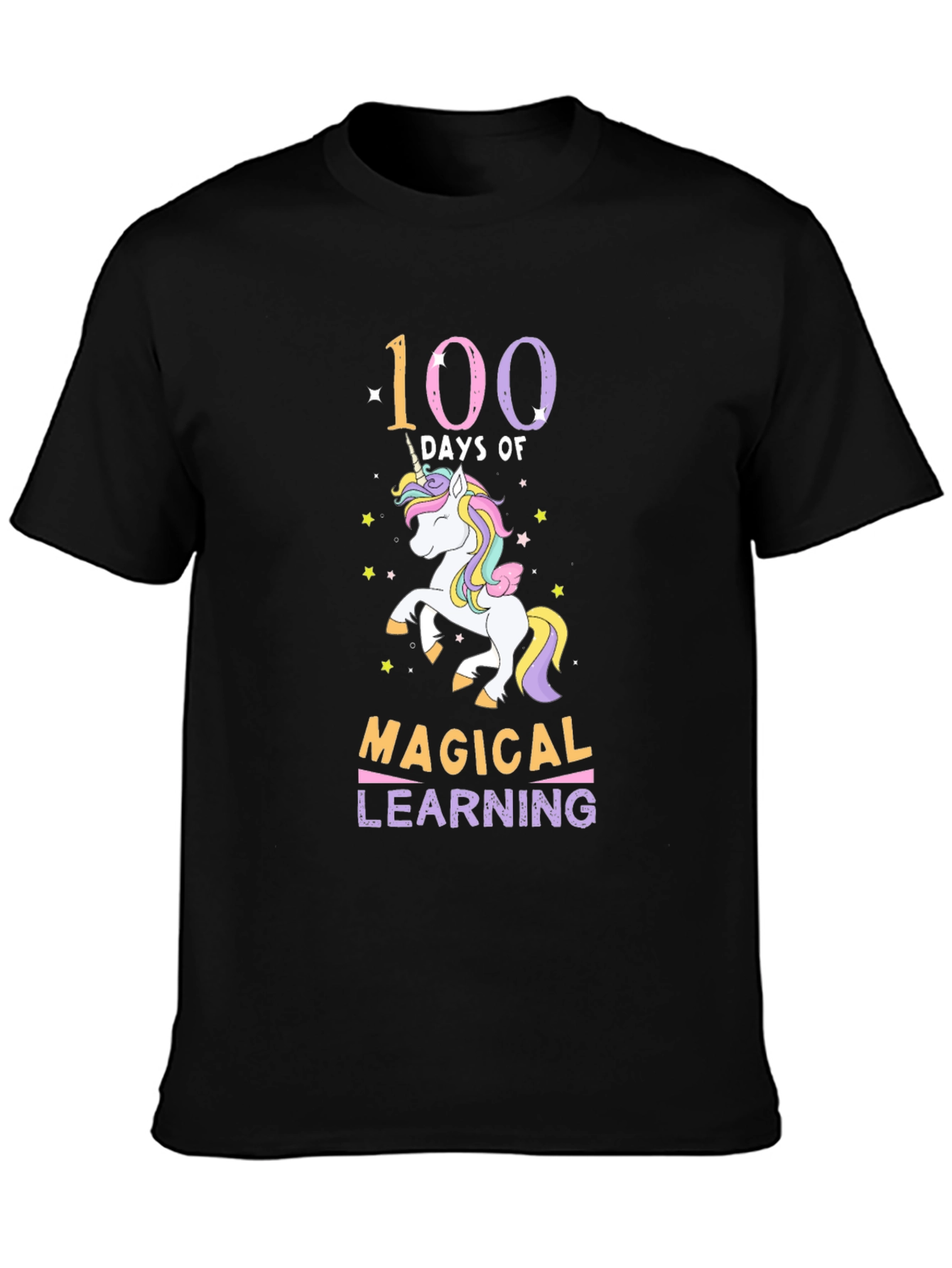 100 Days Magical Learning Unicorn T-Shirt