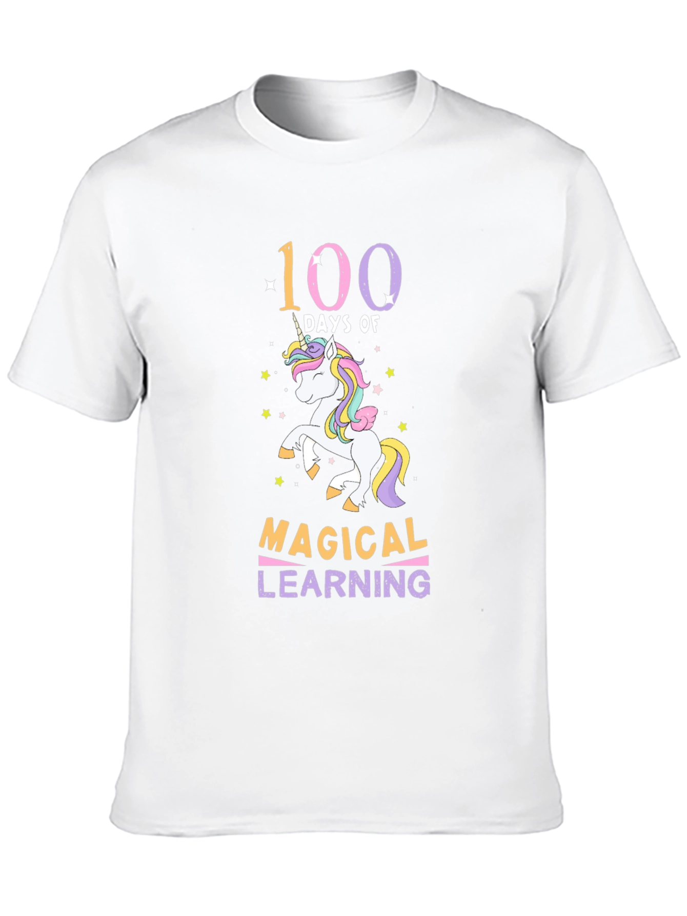 100 Days Magical Learning Unicorn T-Shirt