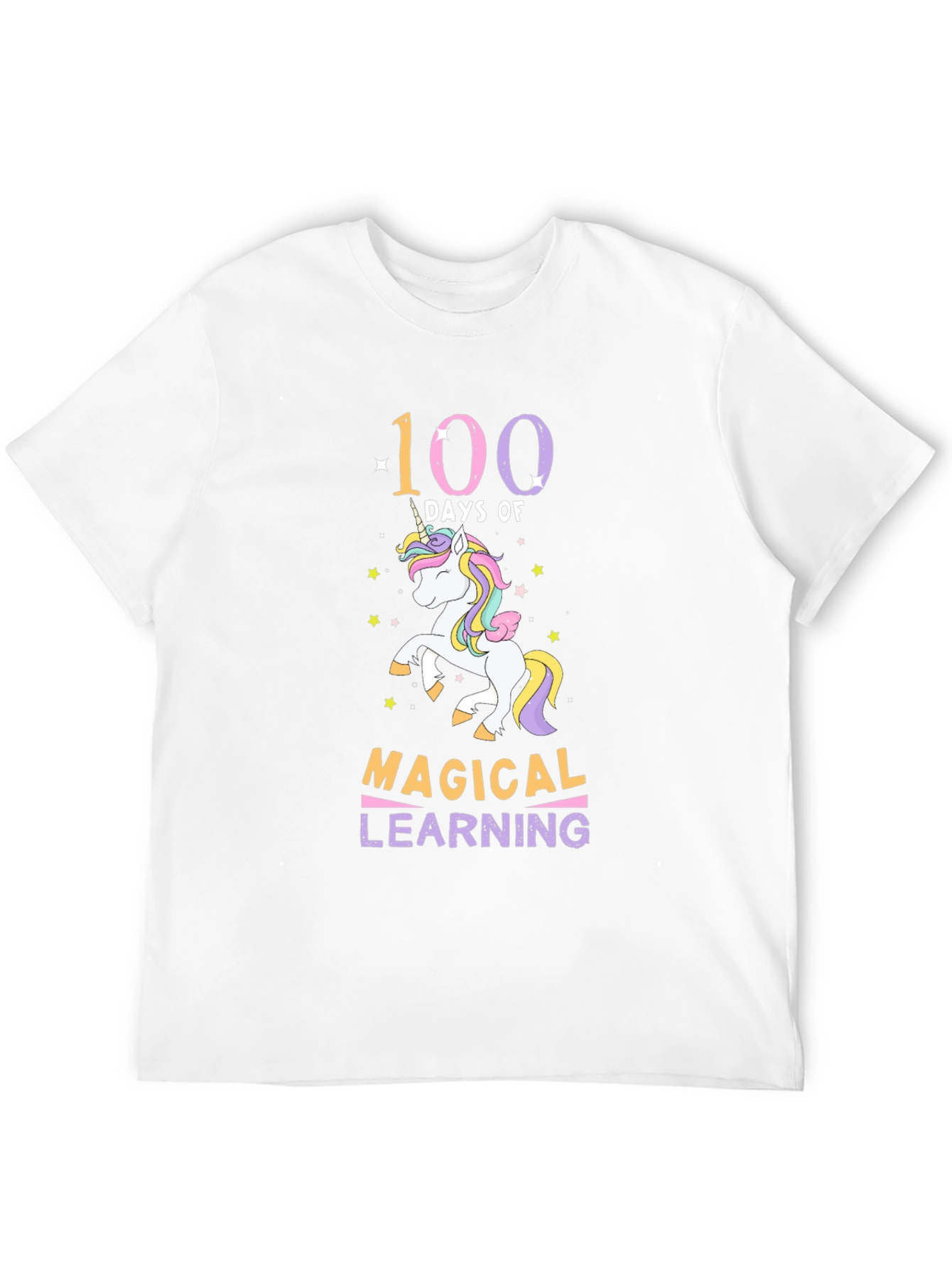 100 Days Magical Learning Unicorn T-Shirt
