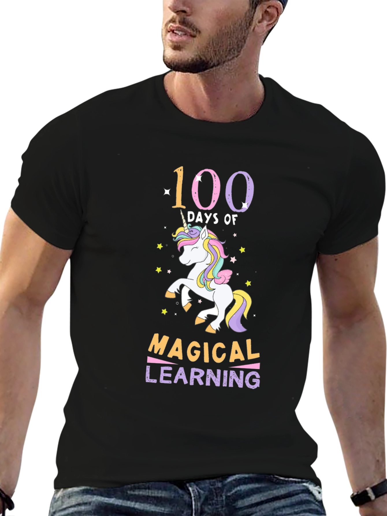 100 Days Magical Learning Unicorn T-Shirt