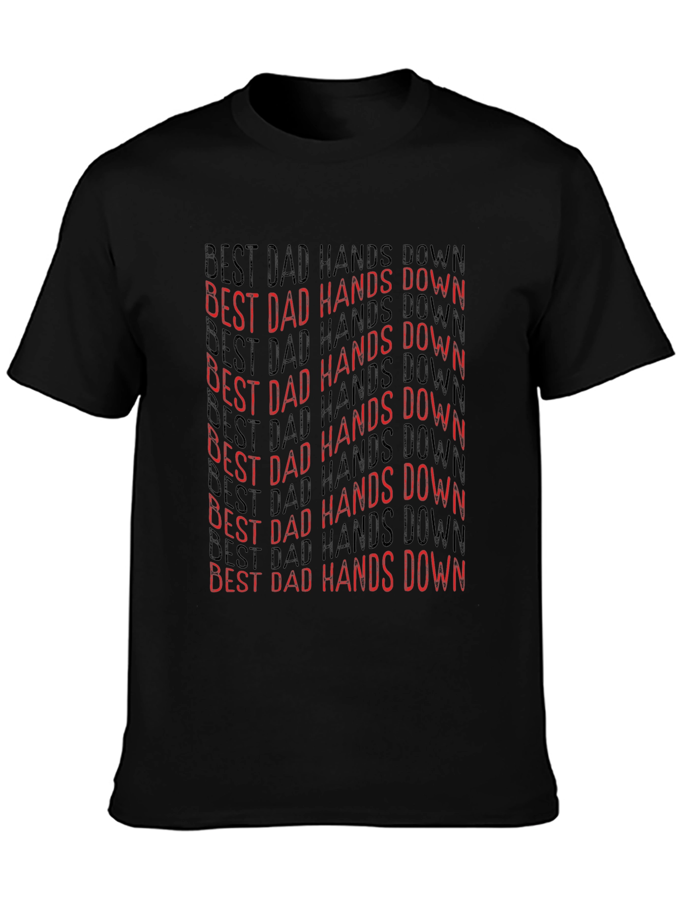 Best Dad Hands Down Graphic Tee