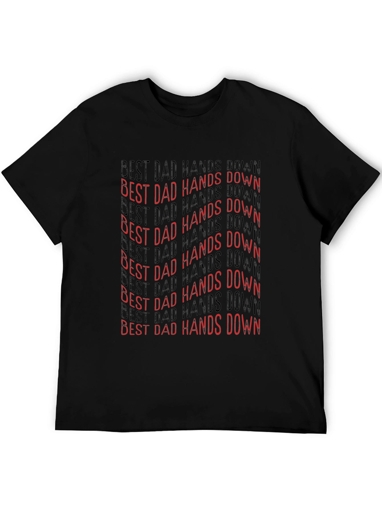 Best Dad Hands Down Graphic Tee