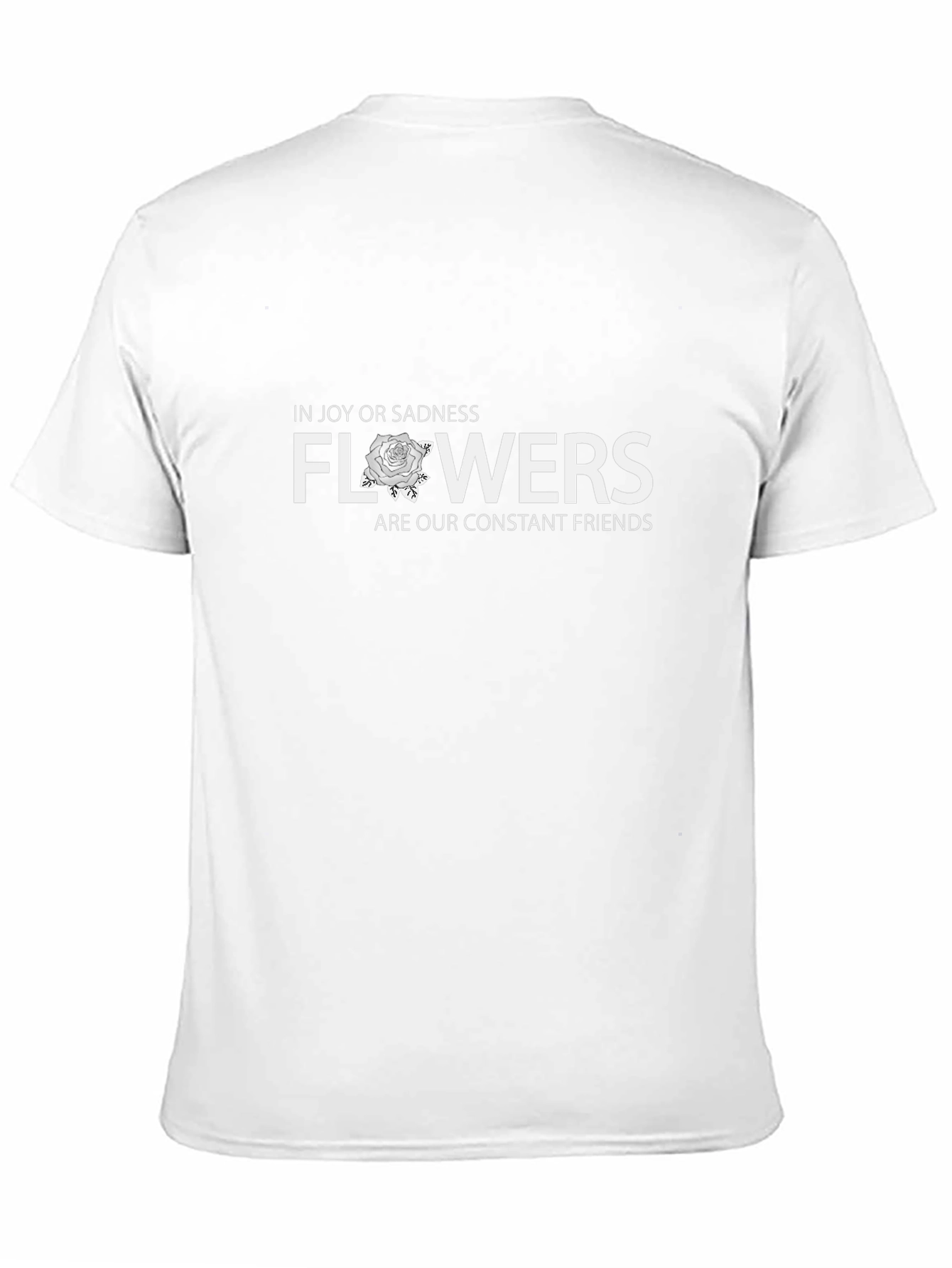 Flowers T-Shirt: In Joy or Sadness - Unisex