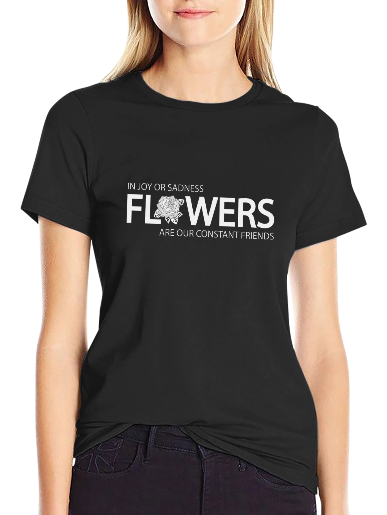 Flowers T-Shirt: In Joy or Sadness - Unisex