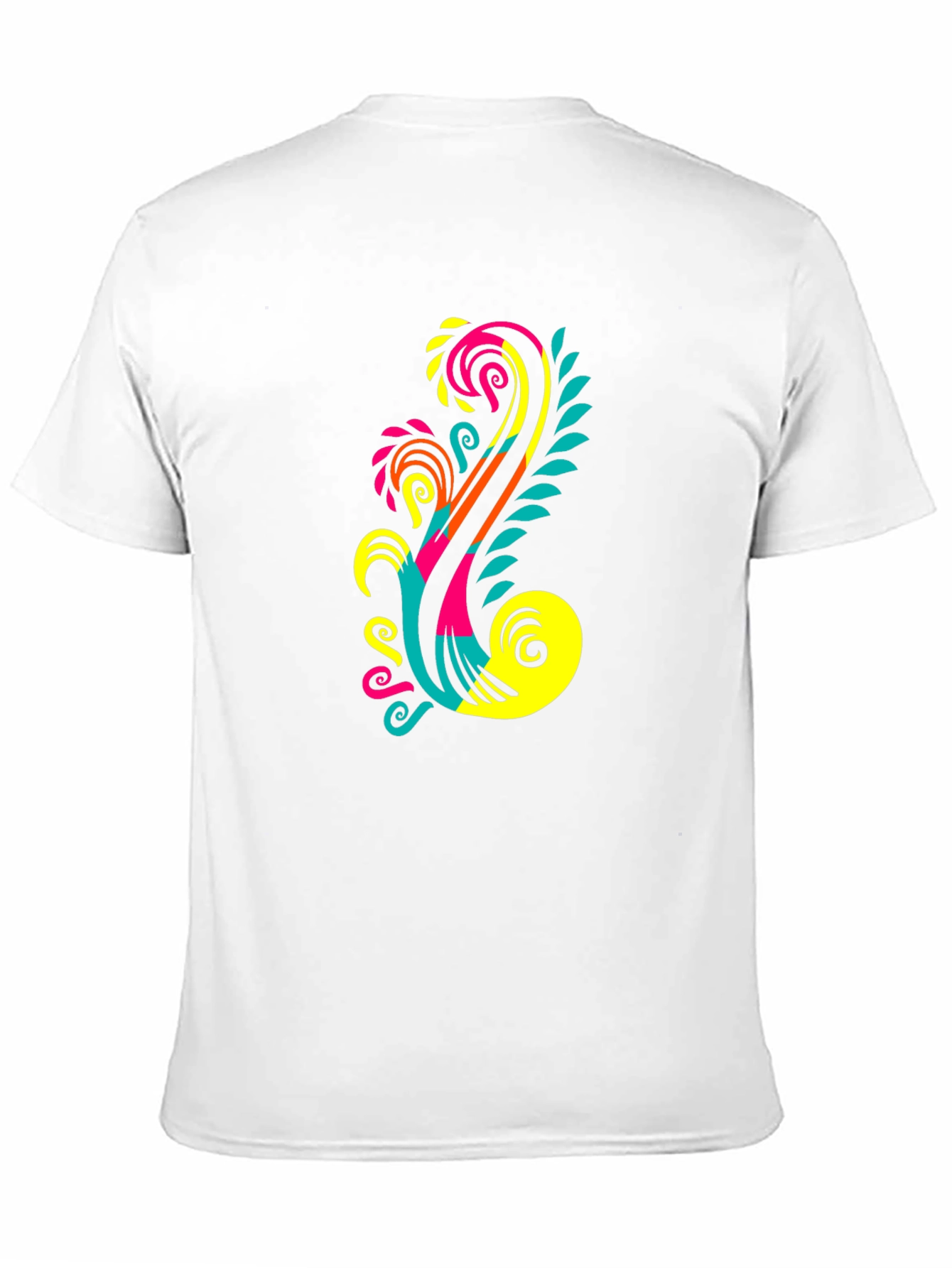 Bold Graphic Print Black T-Shirt