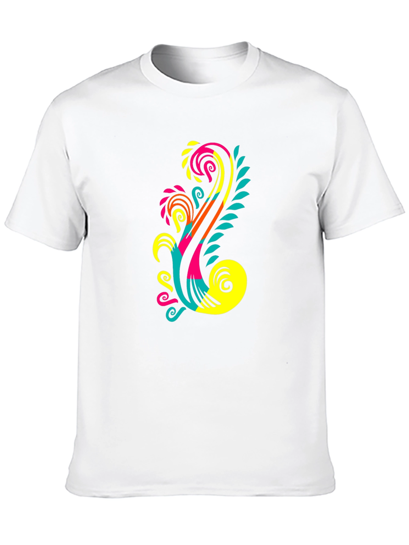 Bold Graphic Print Black T-Shirt