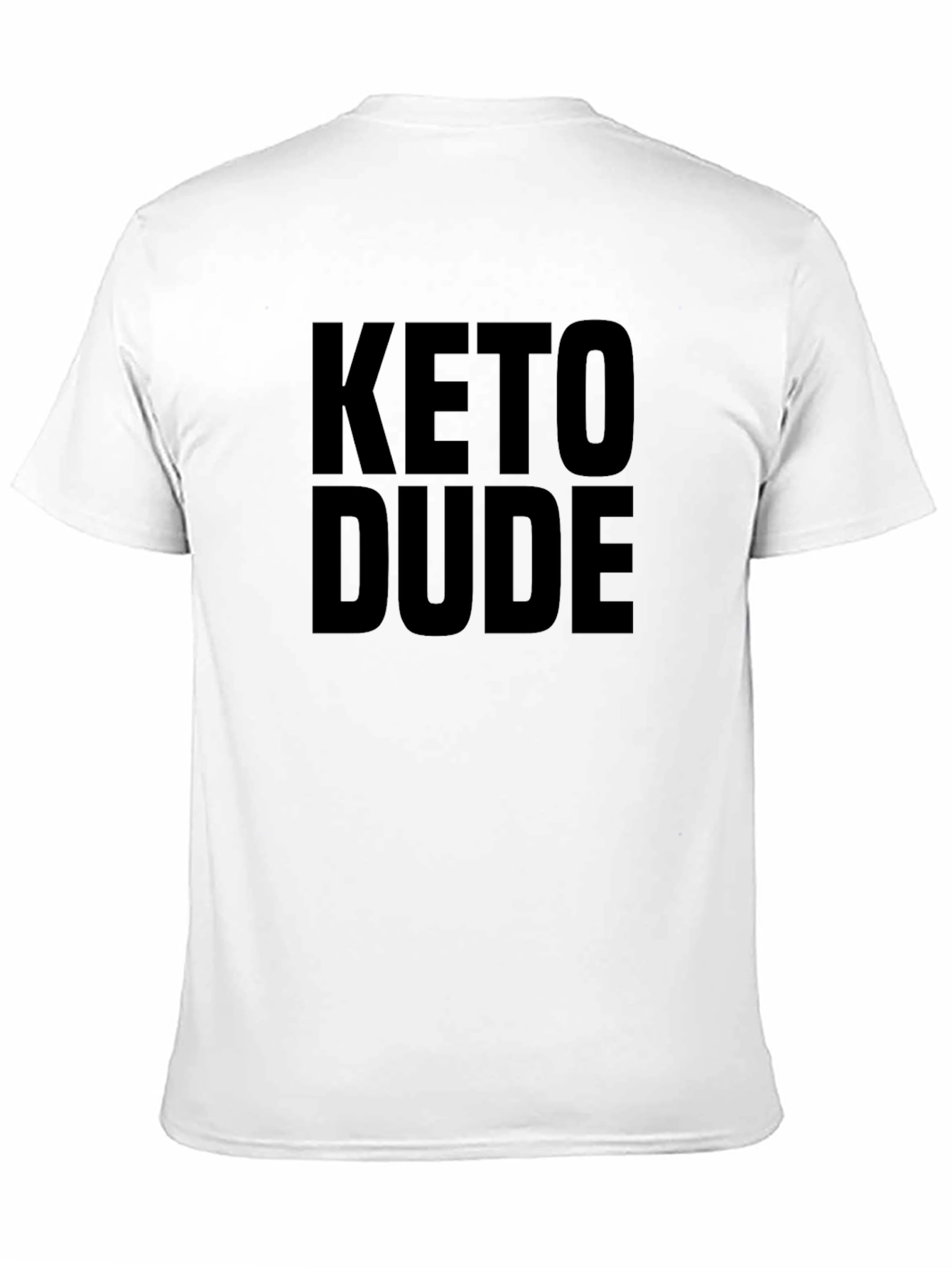 Keto Dude Graphic T-Shirt - Black Casual