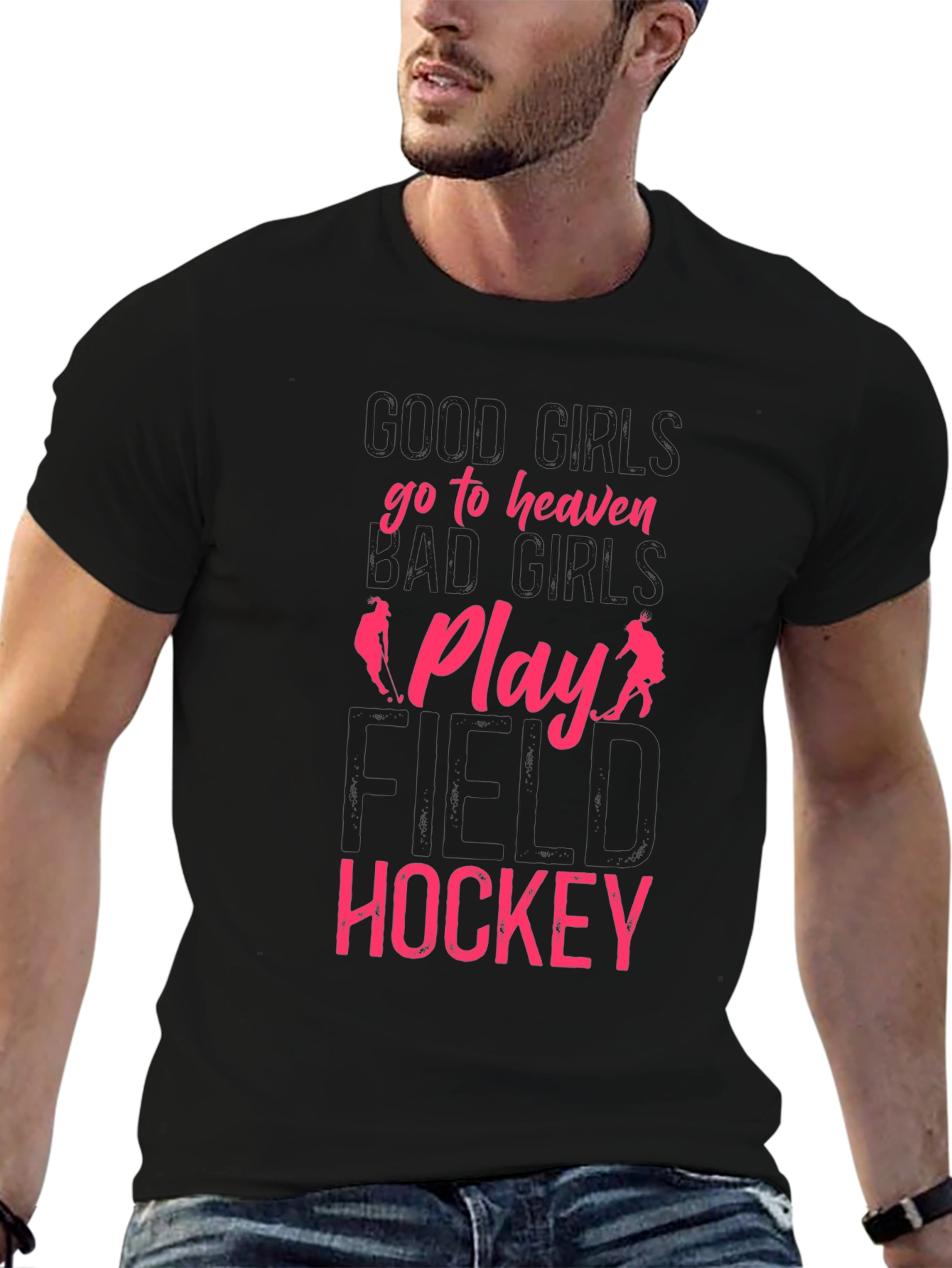 Field Hockey T-Shirt - Good Girls Go to Heaven