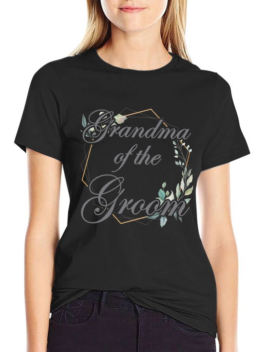 Grandma of the Groom Tee - Floral Wedding Shirt