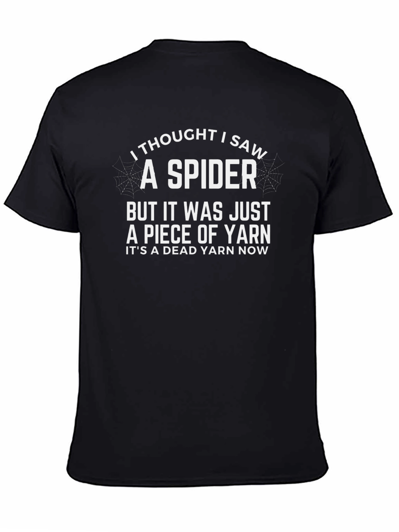 Spider Yarn Joke Graphic T-Shirt