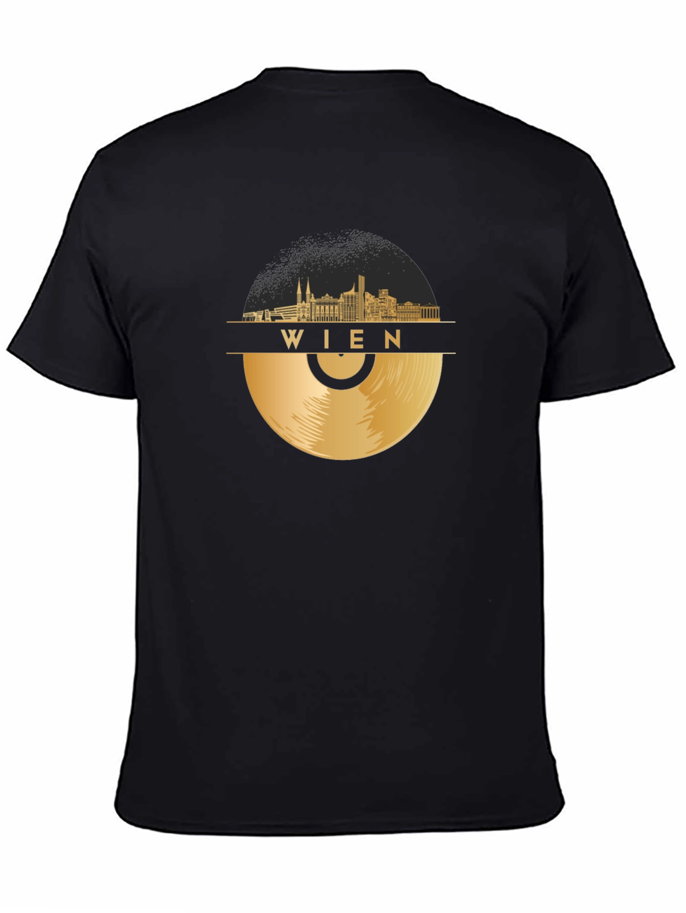 Vienna Skyline Record Graphic T-Shirt