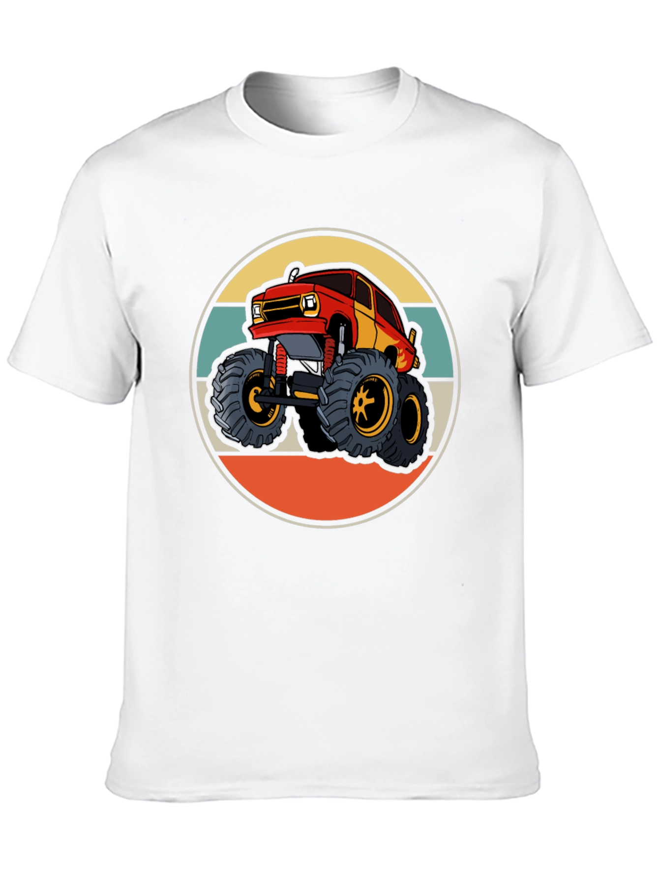 Monster Truck T-Shirt Retro Style