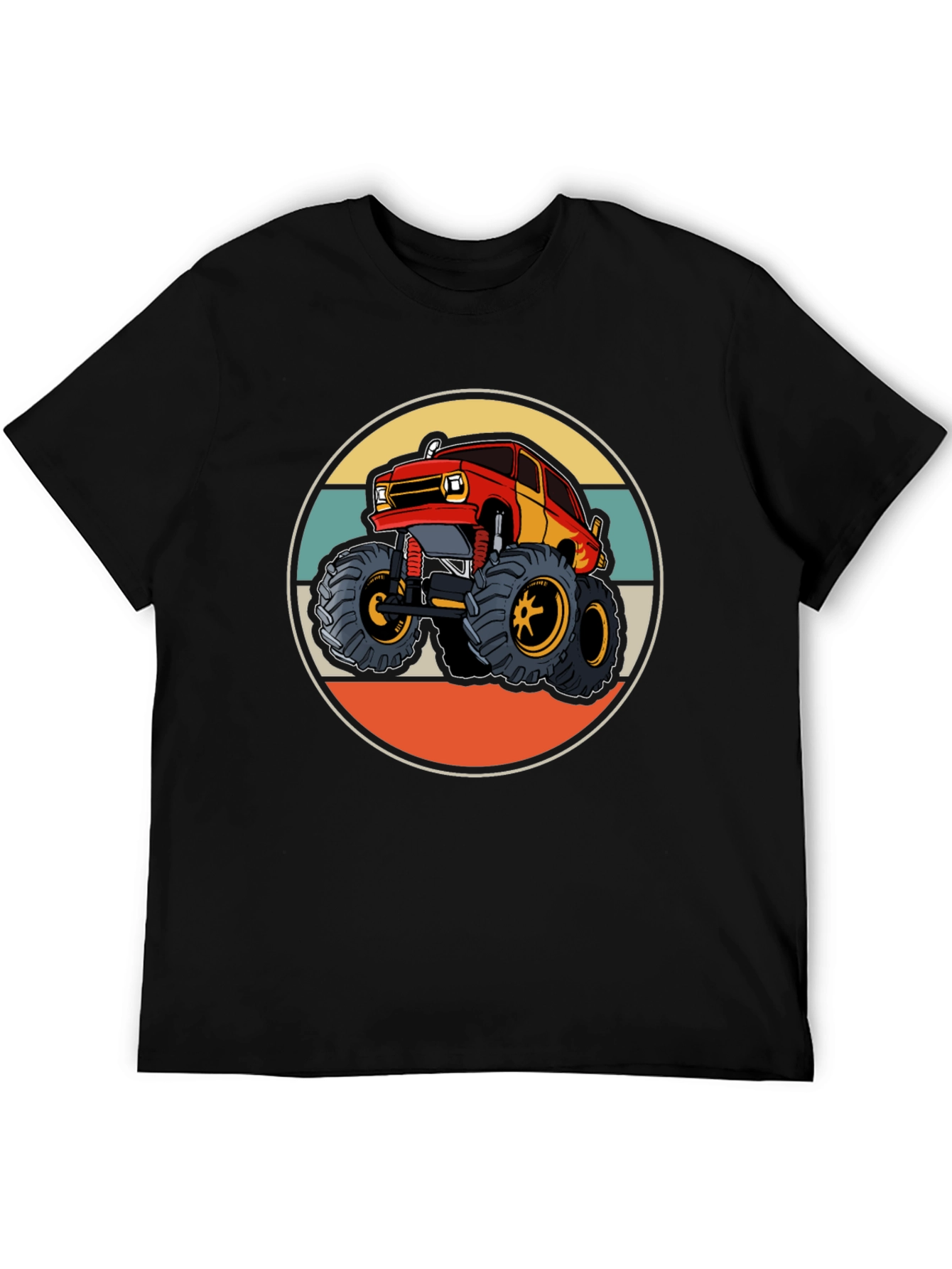 Monster Truck T-Shirt Retro Style