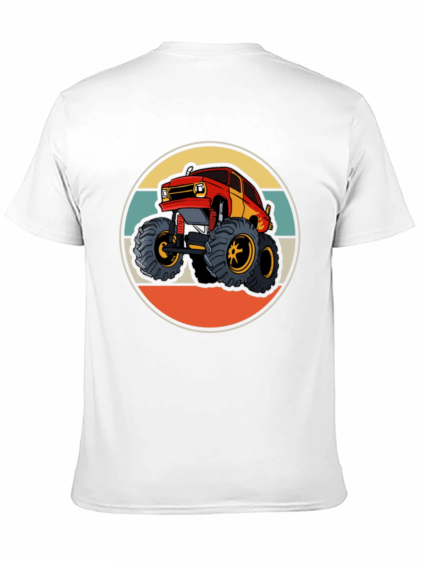 Monster Truck T-Shirt Retro Style