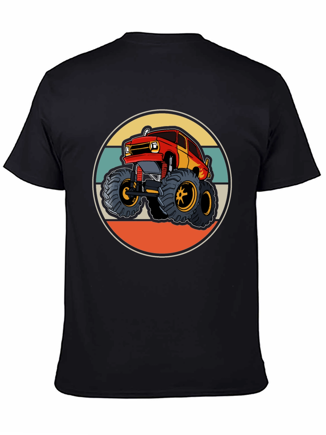 Monster Truck T-Shirt Retro Style