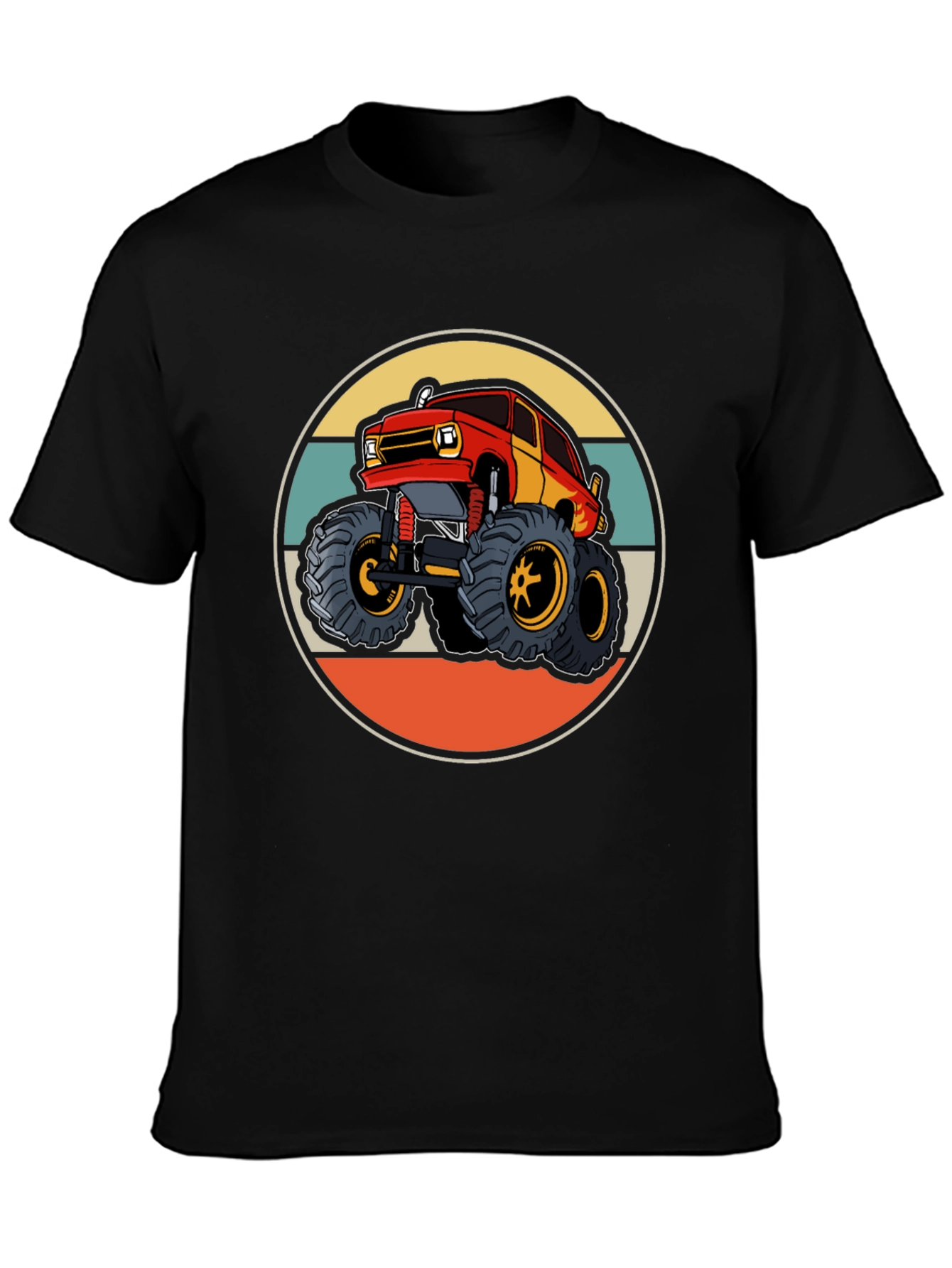 Monster Truck T-Shirt Retro Style