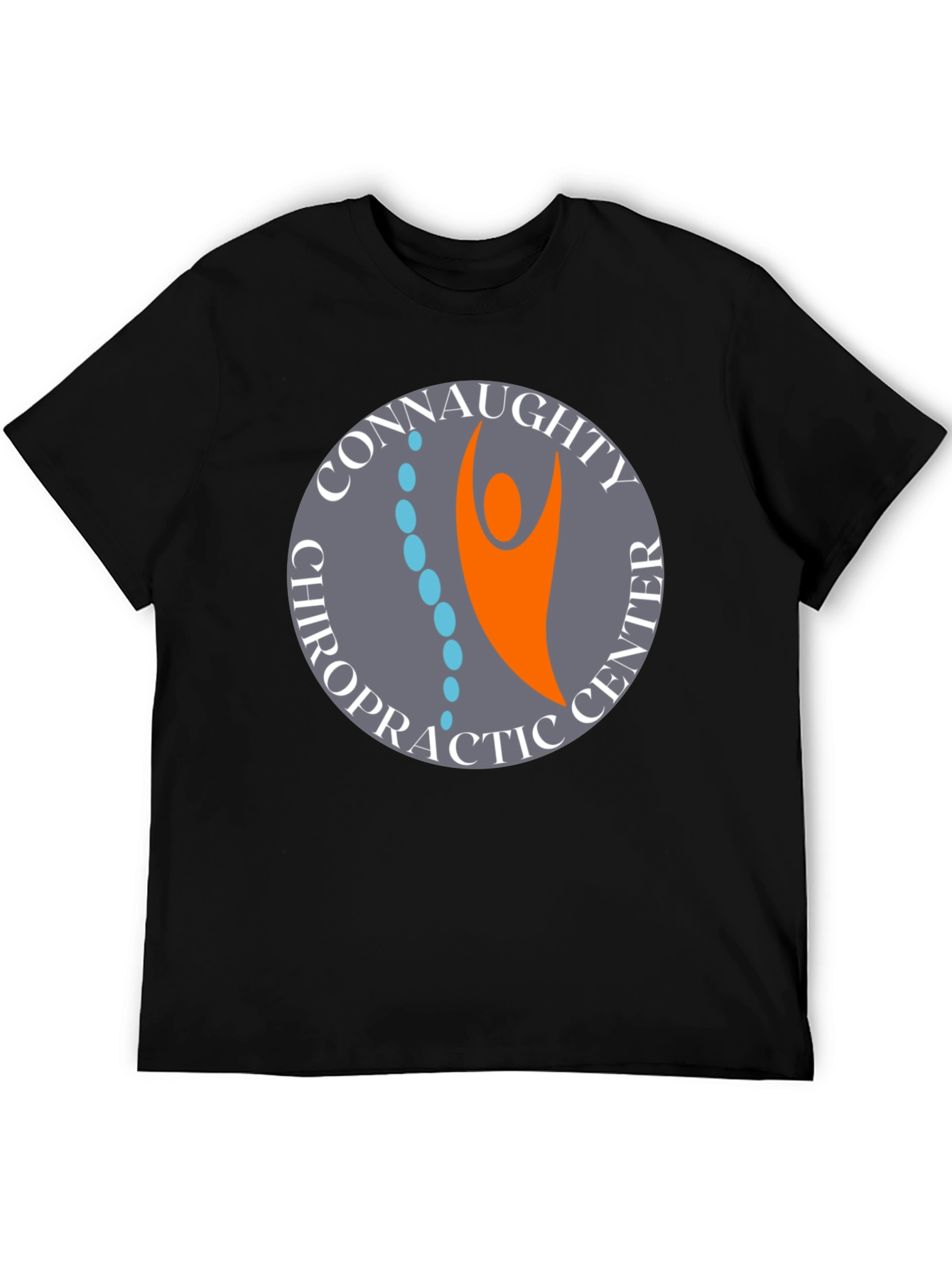 Connaughty Chiropractic Center Black T-Shirt