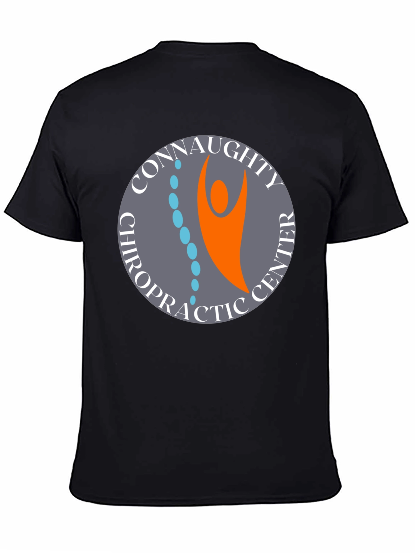 Connaughty Chiropractic Center Black T-Shirt